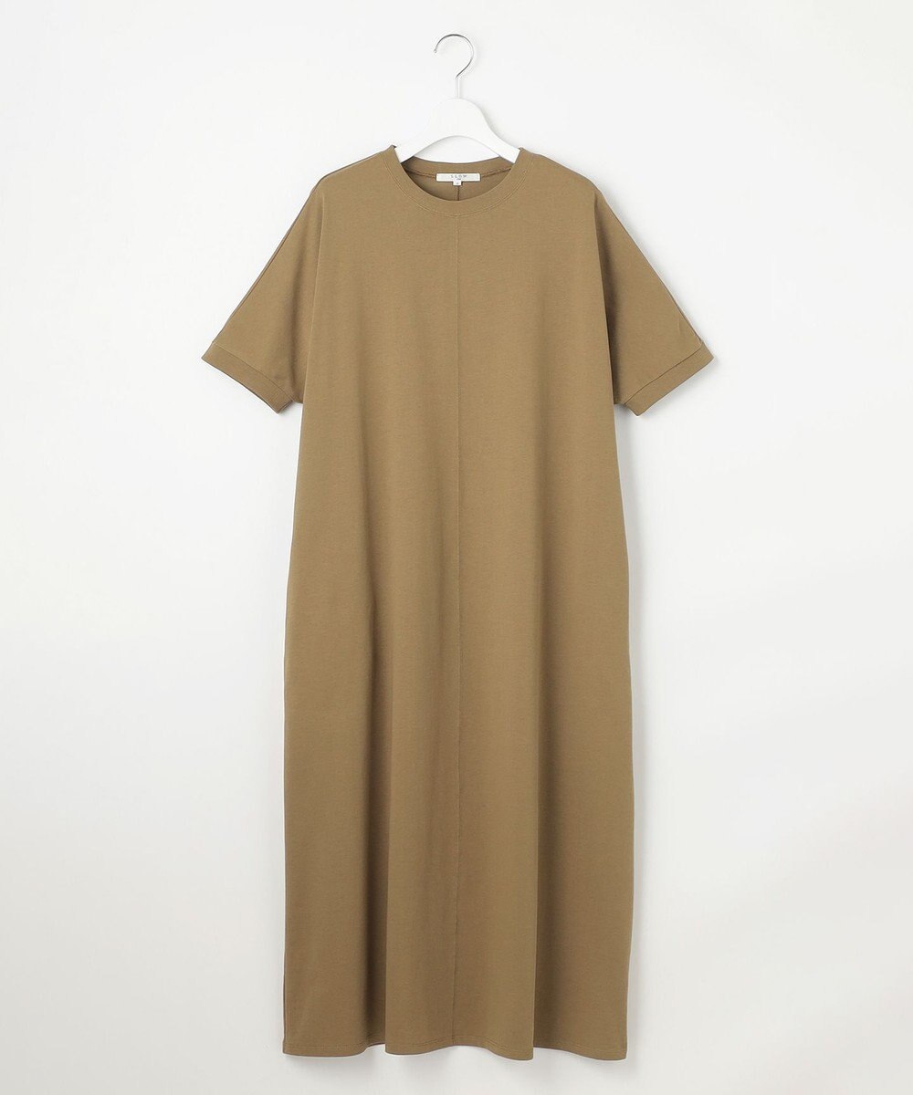 23区 【SLOW/一部店舗限定】MVSコットン T ワンピース 