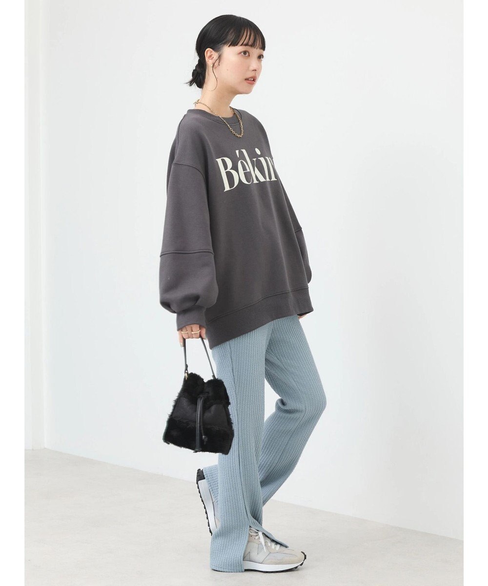 earth music&ecology ぽこぽこスリットパンツ 