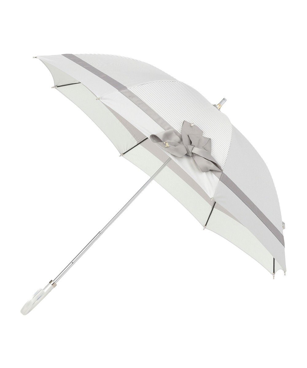 MOONBAT 【ランバン オン ブルー（LANVIN en Bleu）】晴雨兼用日傘　ビジューリボン 