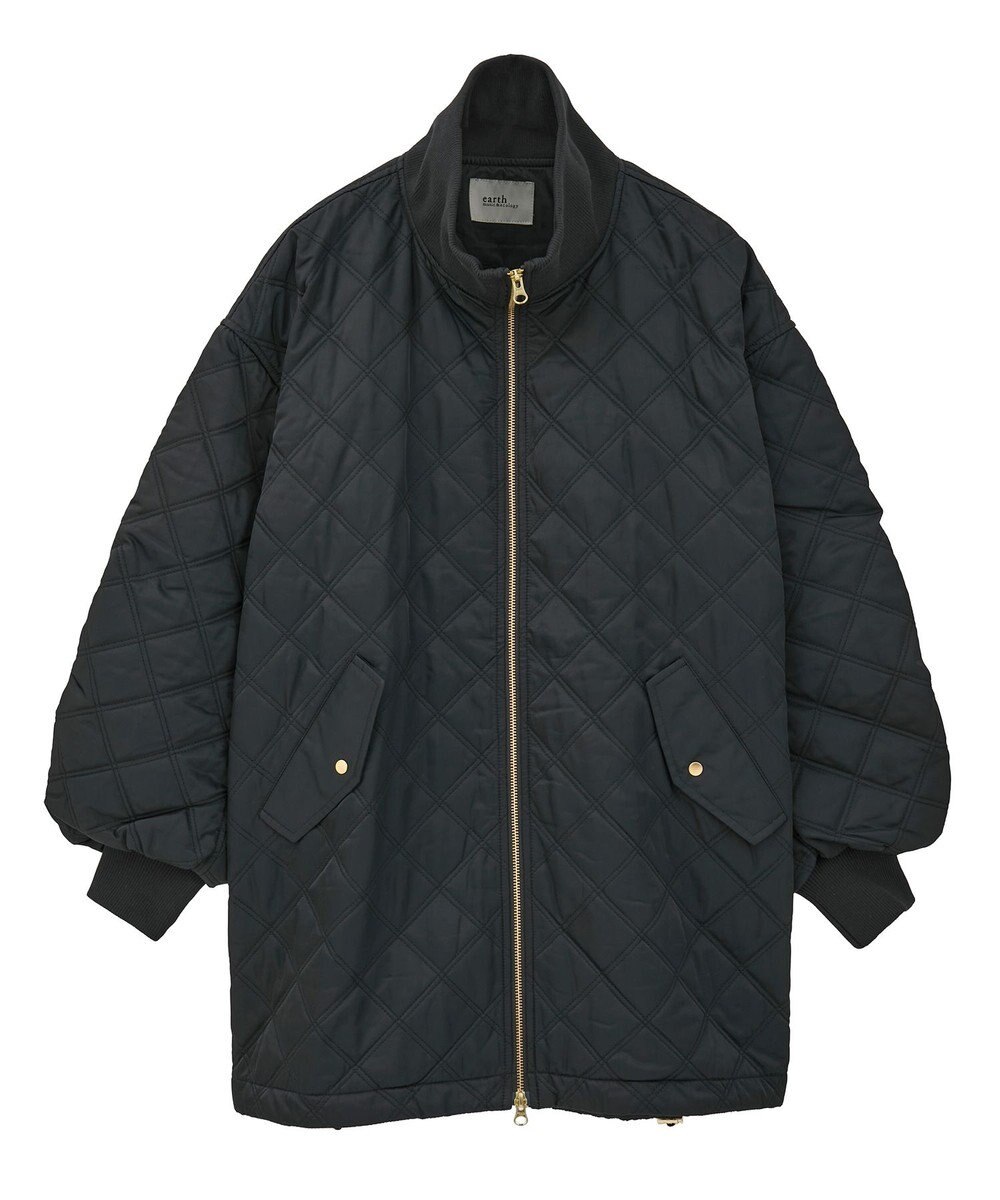 earth music&ecology キルティングバルーンコート 