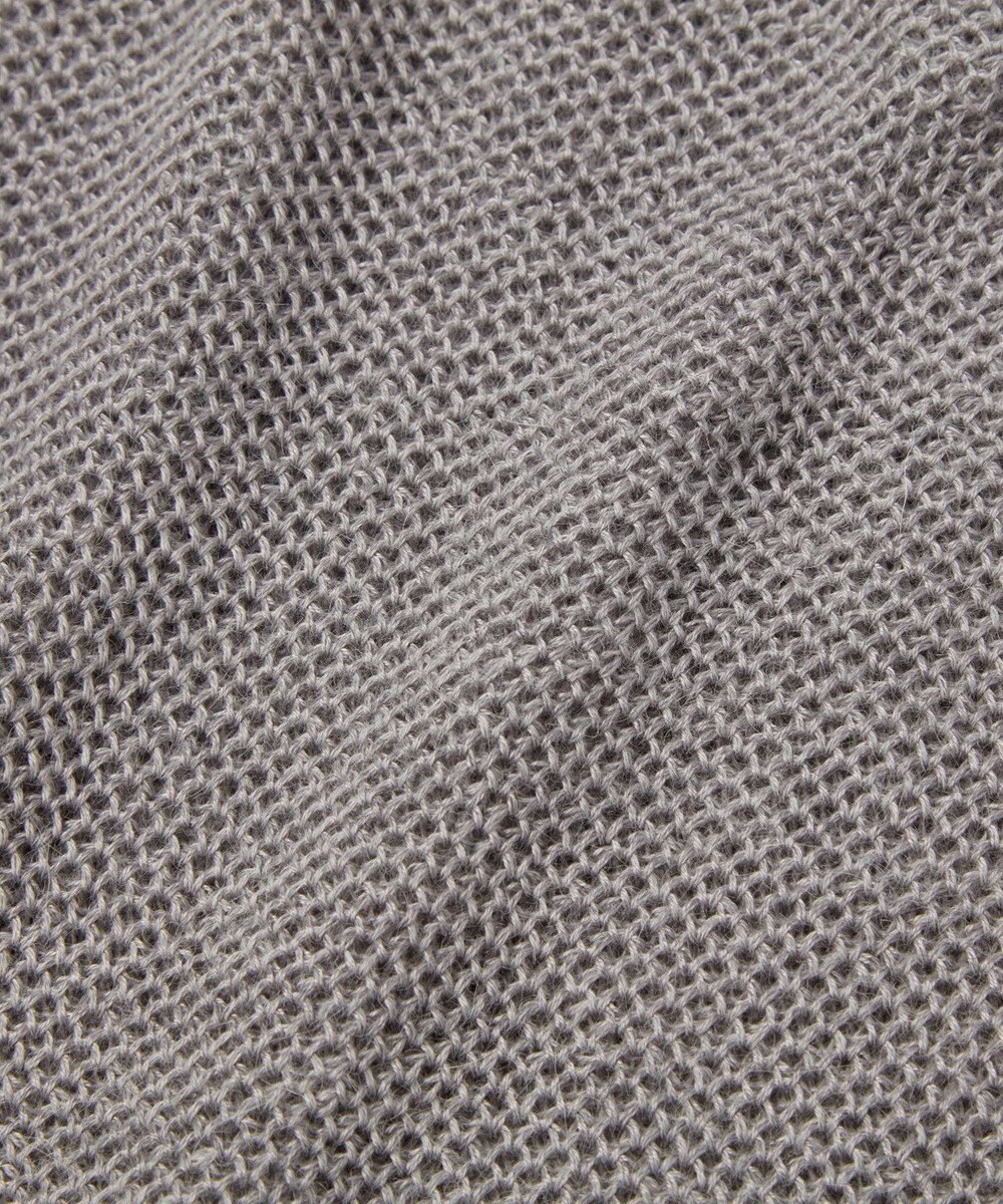 TOQUE 〈大草直子さんアドバイザー〉ベビーアルパカ×シルクハニカムニットフレンチトップス 