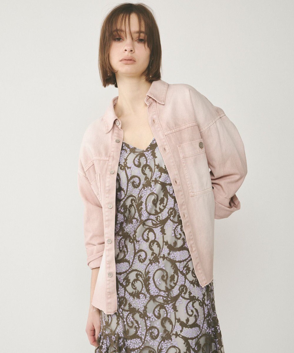 GRACE CONTINENTAL オーバーデニムシャツ 