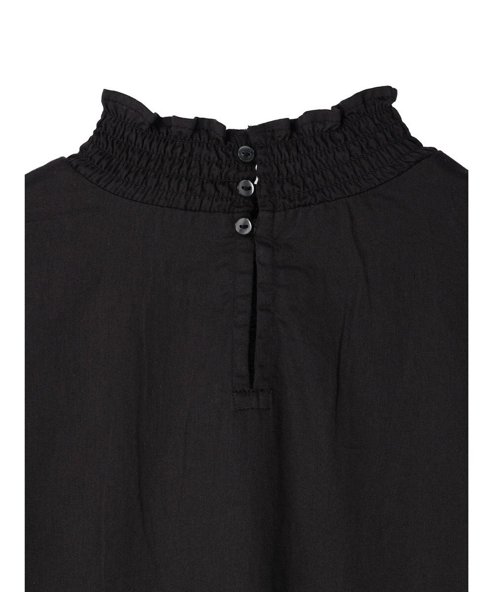 CRAFT STANDARD BOUTIQUE インドコットンシャーリングハイネックブラウス 