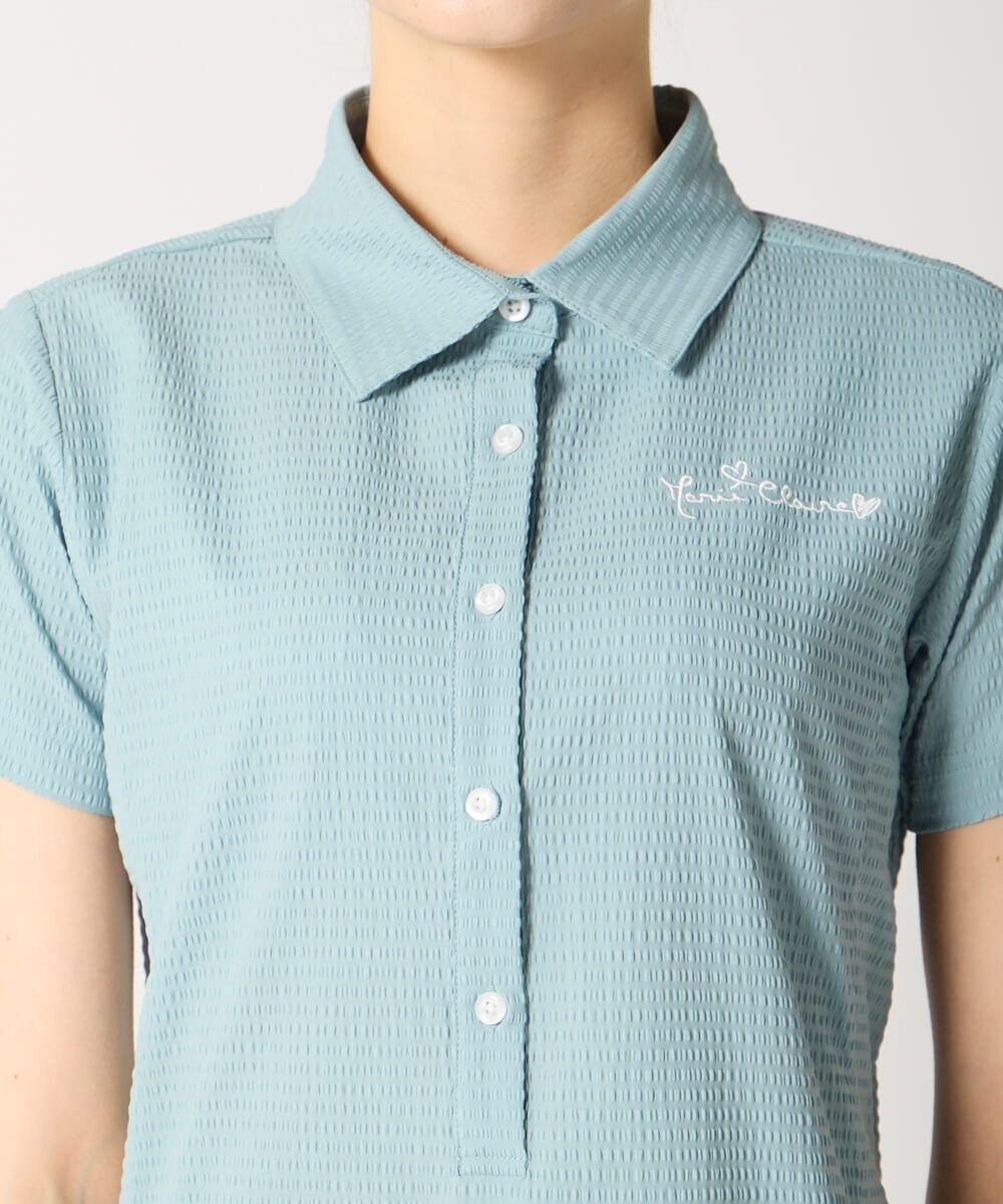 FILA GOLF／marie claire 【marie claire SPORT】 シアサッカーワンピース 