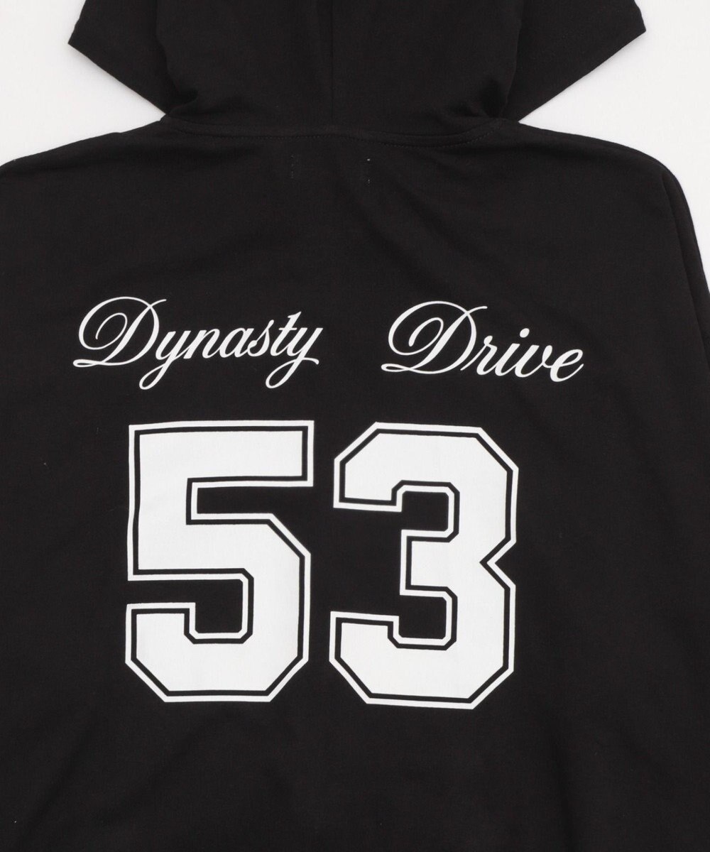 WEGO 【ユニセックスITEM/MLサイズ展開】ナンバリングカットZIPパーカー 