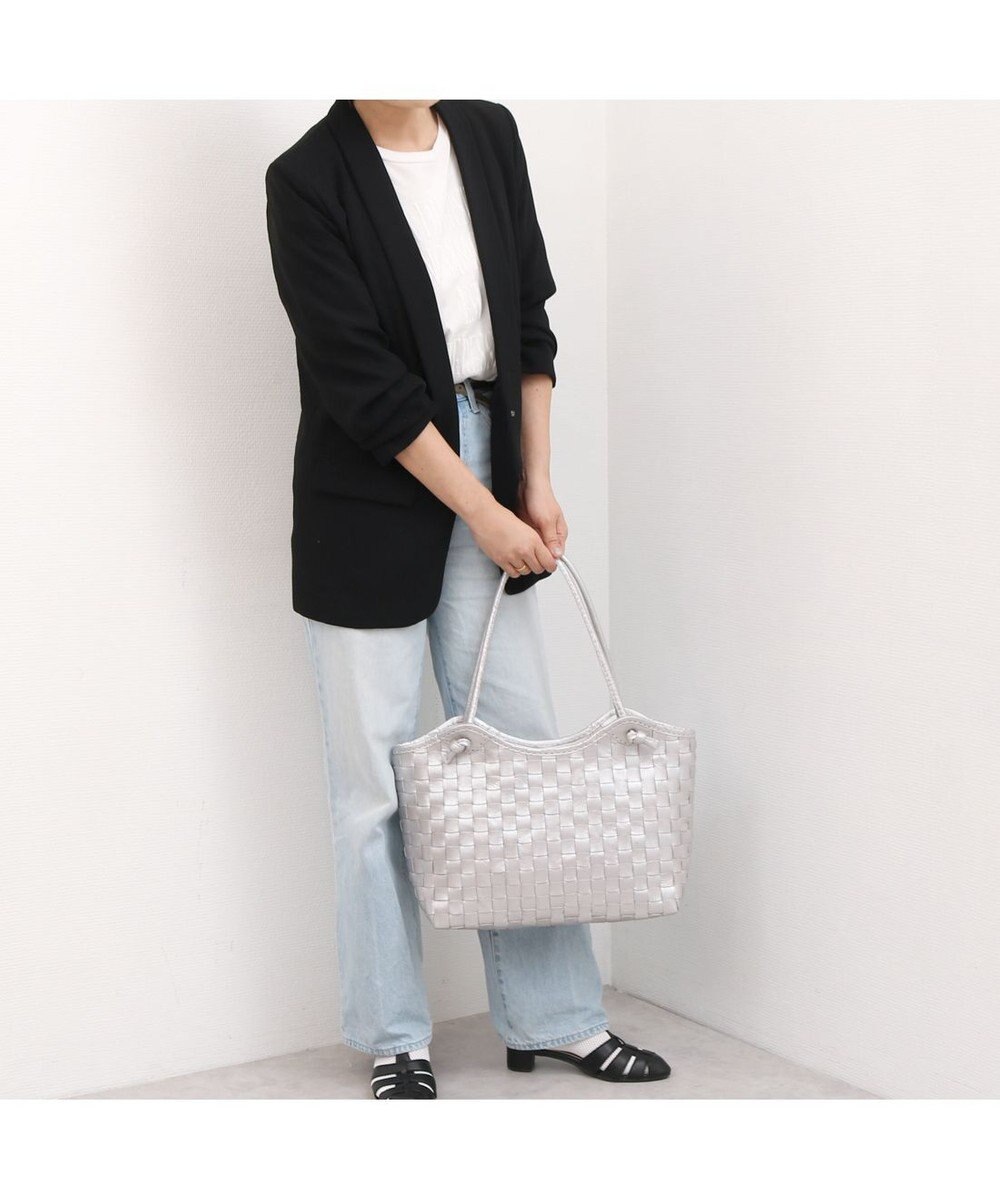 UNBILLION 【訳あり商品】 牛革レザーメッシュトートL 