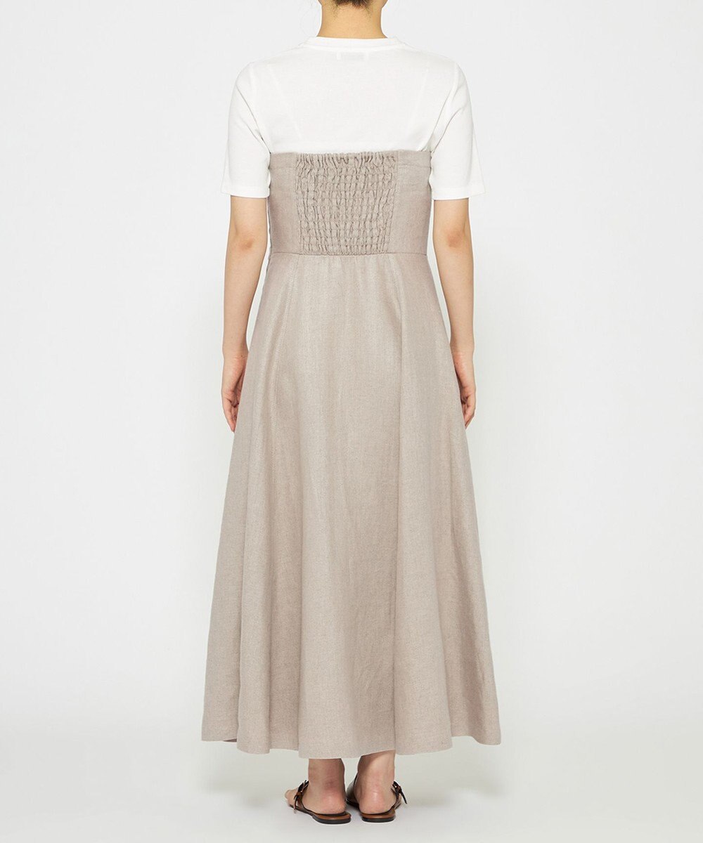 uncrave ヘリンボーン リネン ワンピース（uncrave WHITE） 