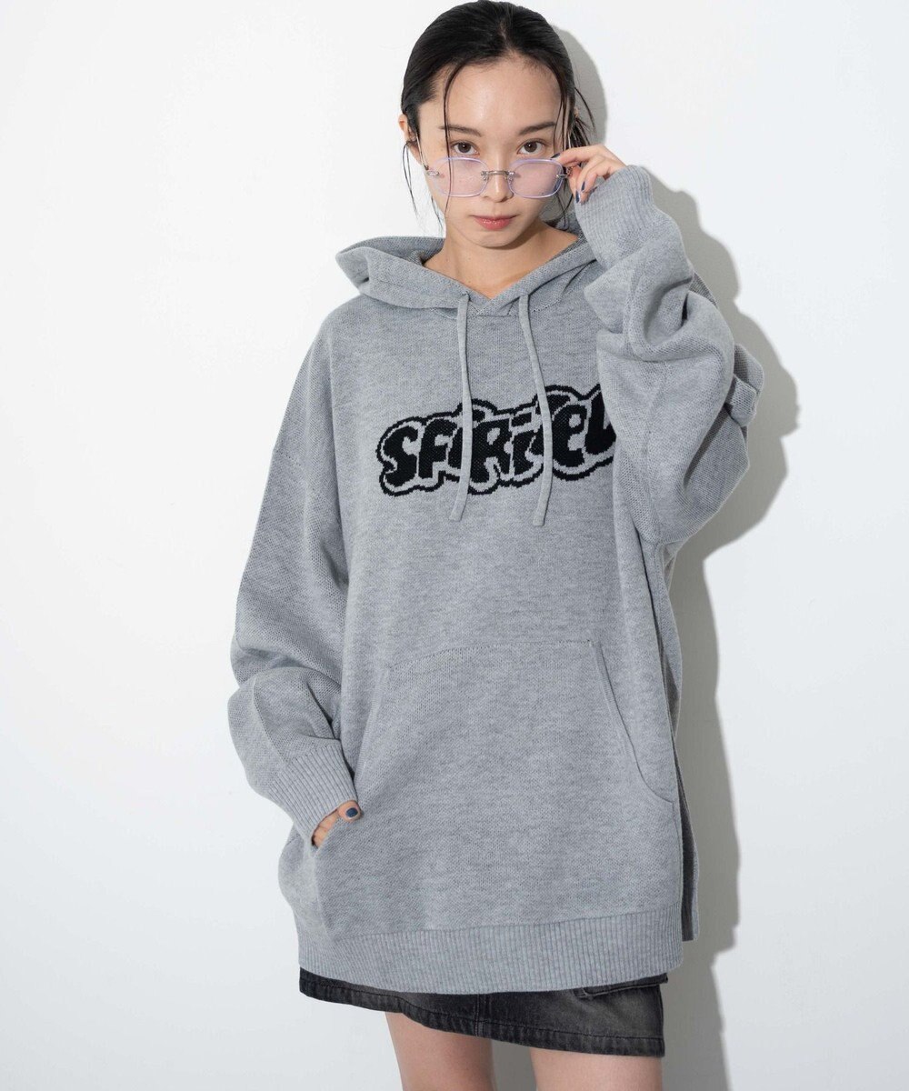 WEGO 【ユニセックス着用ITEM】ジャガードグラフィックパーカー 