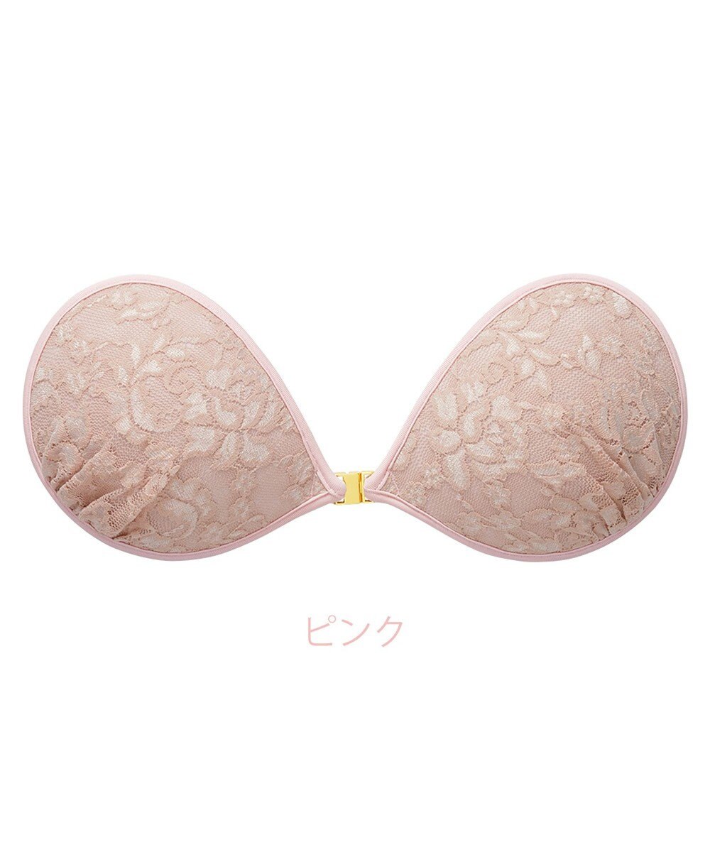 BRADELIS New York 【NuBra / ナチュラルタイプ】ヌーブラ・エアーライト クラシカルブーケ   蒸れにくい バックレス コレクション デザインヌーブラ 正規品 