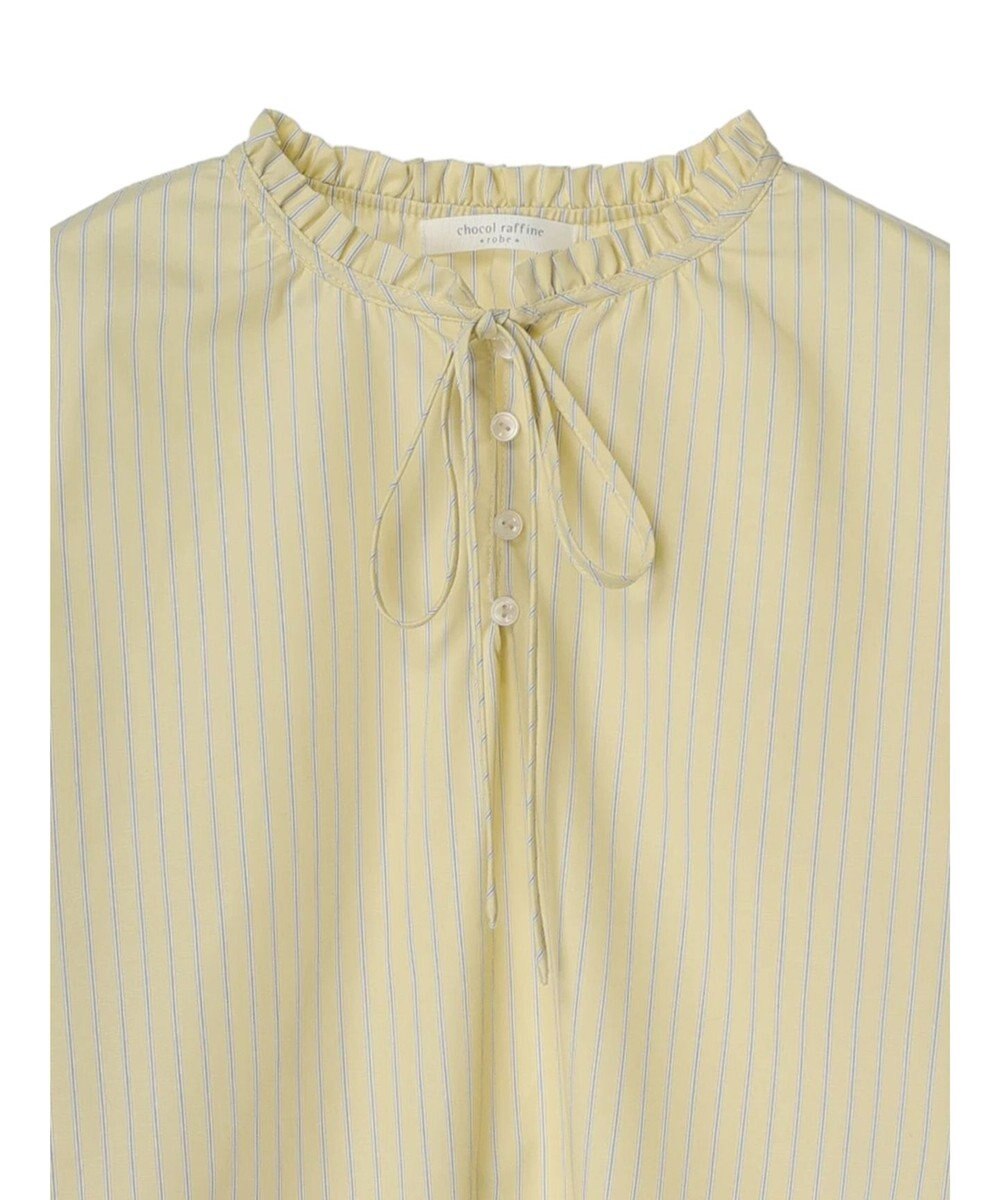 Green Parks スタンドフリルアソートブラウス 