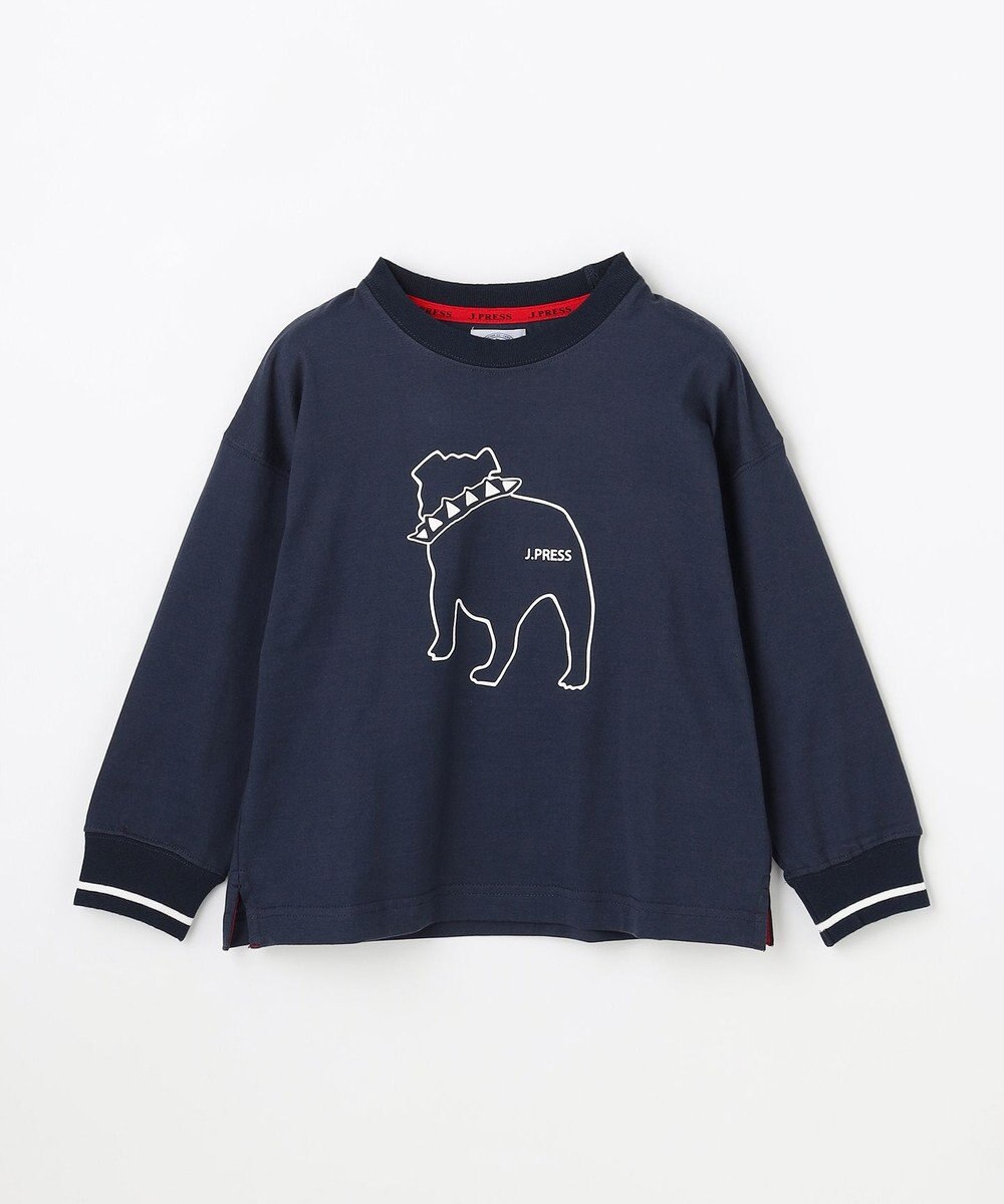 J.PRESS KIDS 【100-130cm】バックブル ラインプリント カットソー 