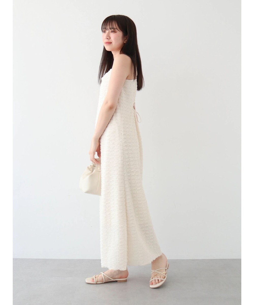 Green Parks カップ付きフリル生地キャミワンピース 