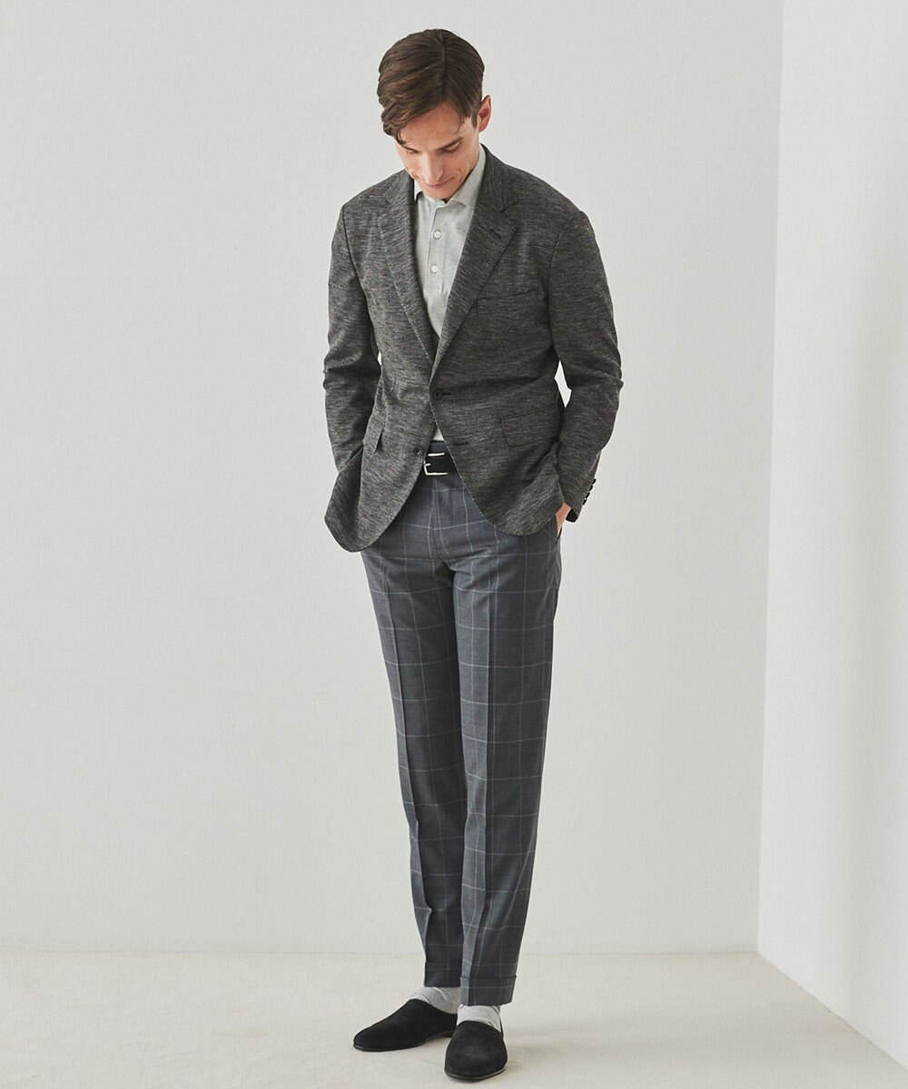 GOTAIRIKU 2年連続売上NO1【吸水速乾/ウォッシャブル/ストレッチ】ノルマンディーリネン カーディガンジャケット(25年モデル) 