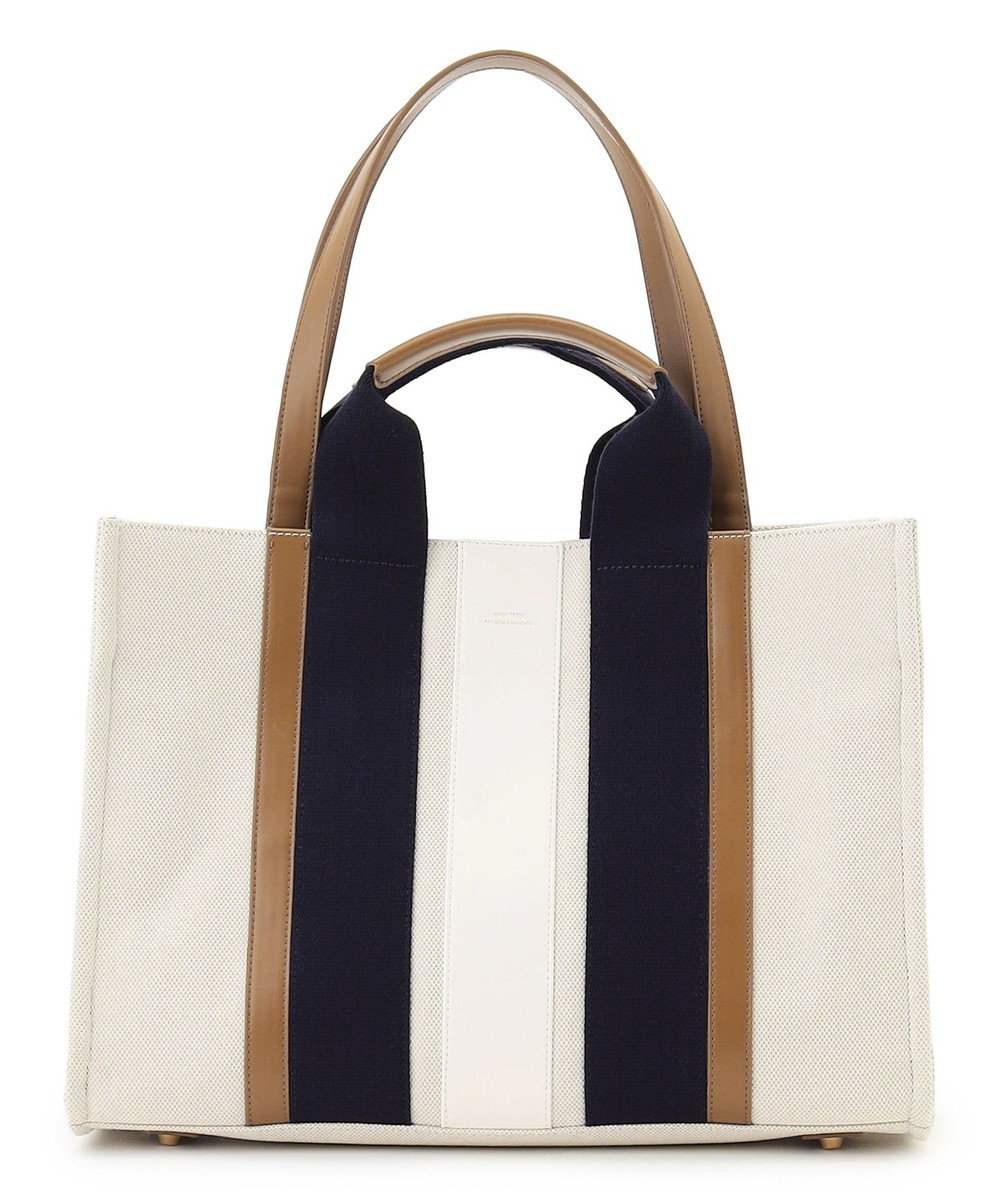 23区 【先行予約】ストライプキャンバス トートバッグ 