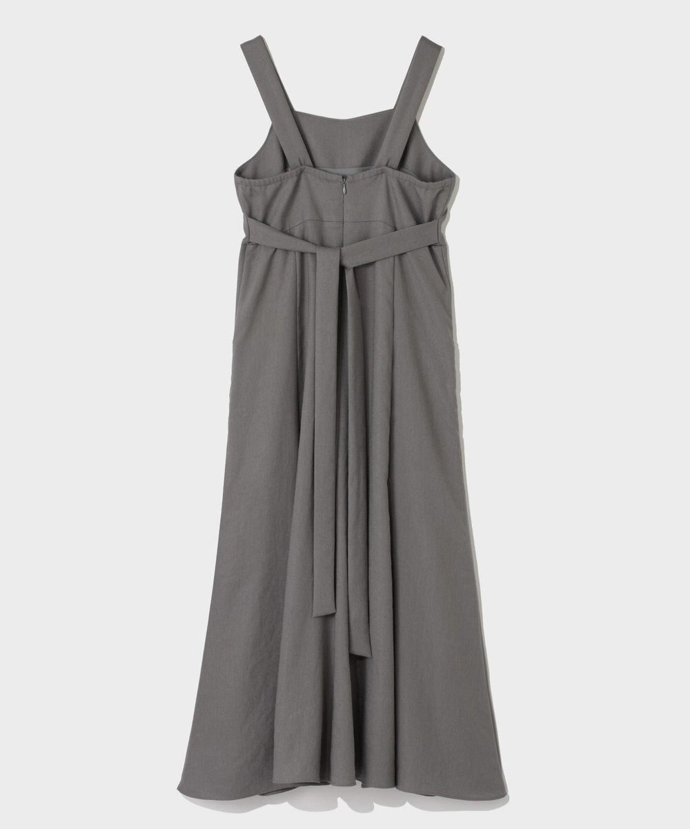 GRACE CONTINENTAL リネンタッチロングドレス 