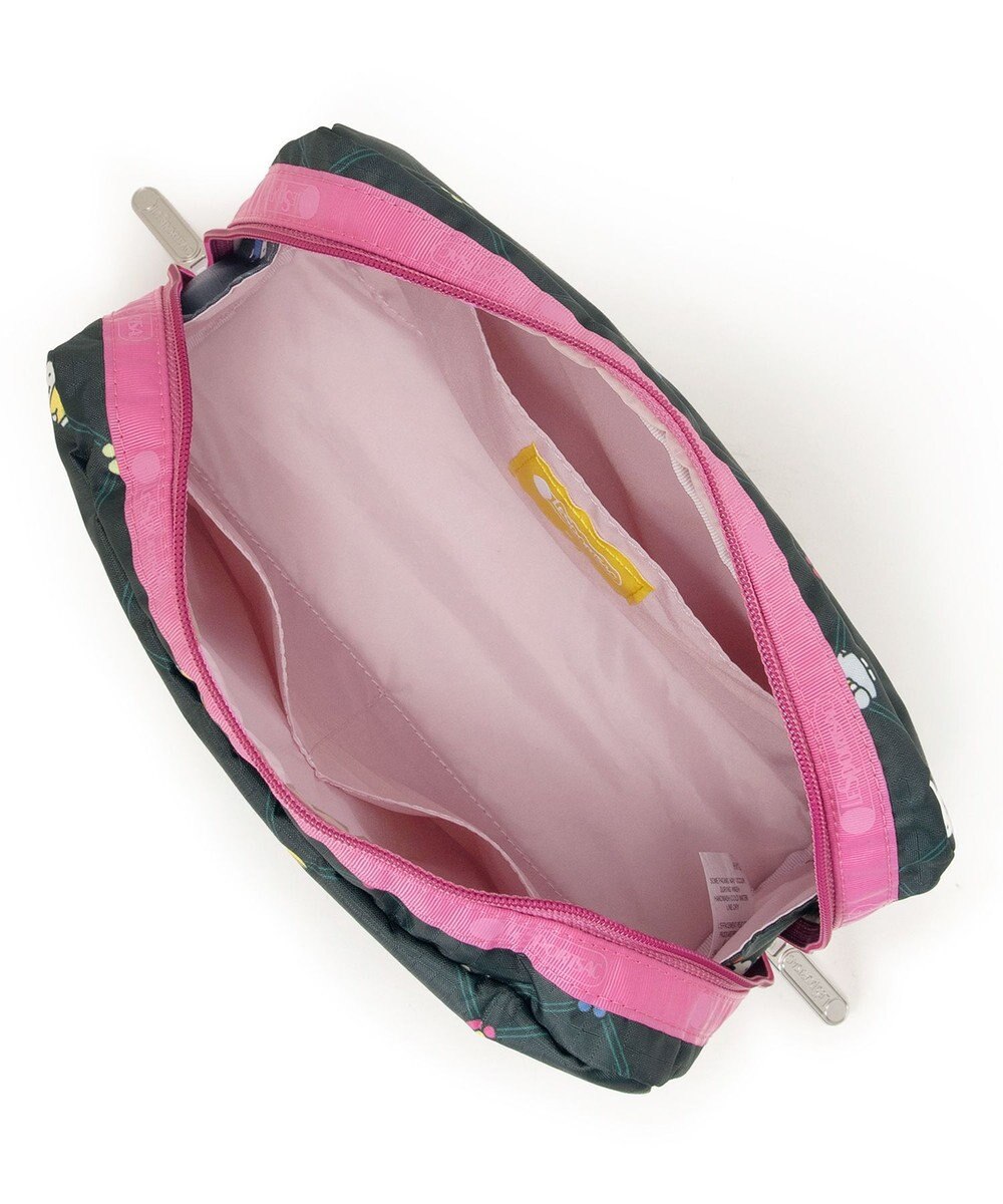 LeSportsac EXTRA LARGE RECTANGULAR COSMETIC/ミッフィーオーチャードグリーン/ピンク 