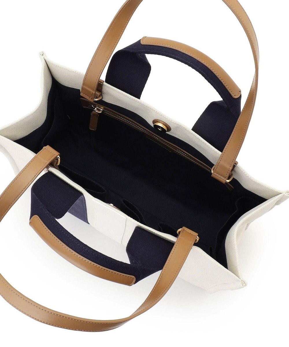 23区 【先行予約】ストライプキャンバス トートバッグ 