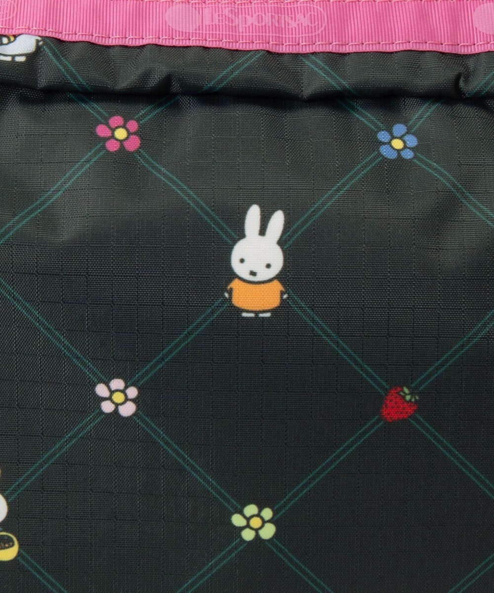 LeSportsac EXTRA LARGE RECTANGULAR COSMETIC/ミッフィーオーチャードグリーン/ピンク 