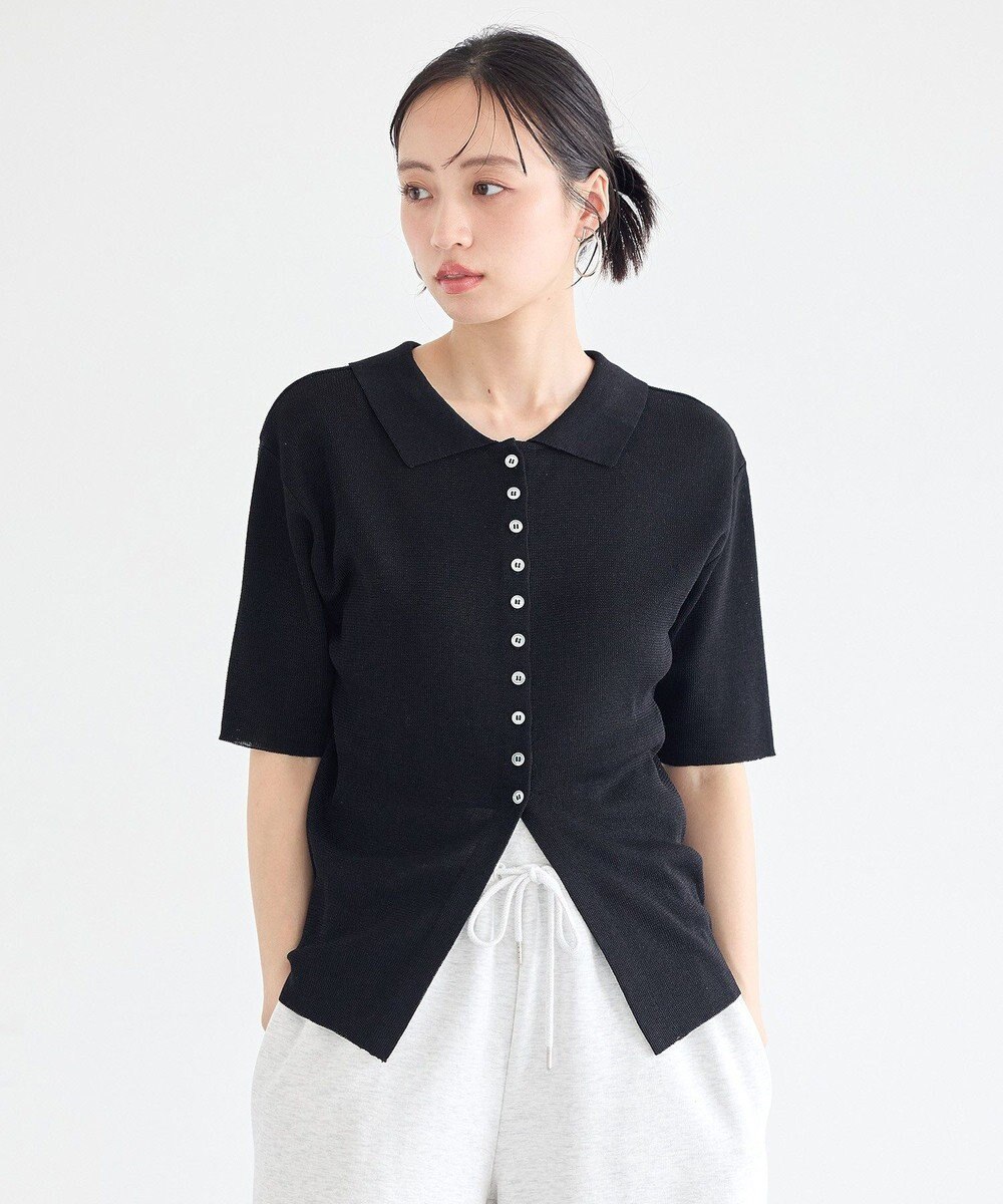 earth music&ecology 前後2WAYポロニット 