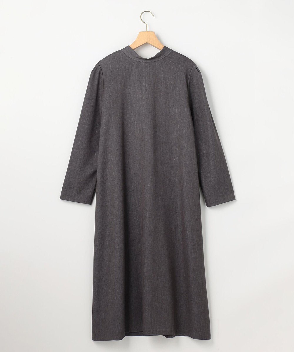 組曲 S 【前後着用可】ラメストライプボウタイ ワンピース 