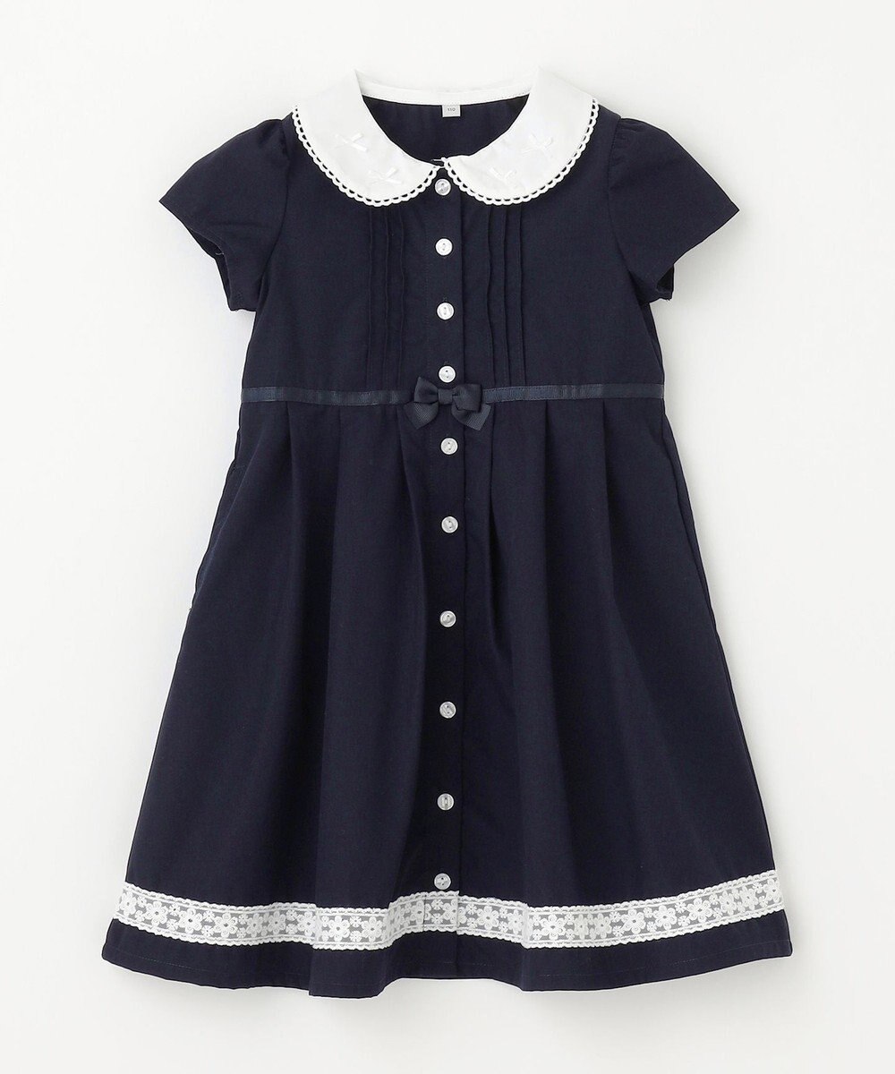 ANY KIDS 襟付き 半袖 ワンピース 