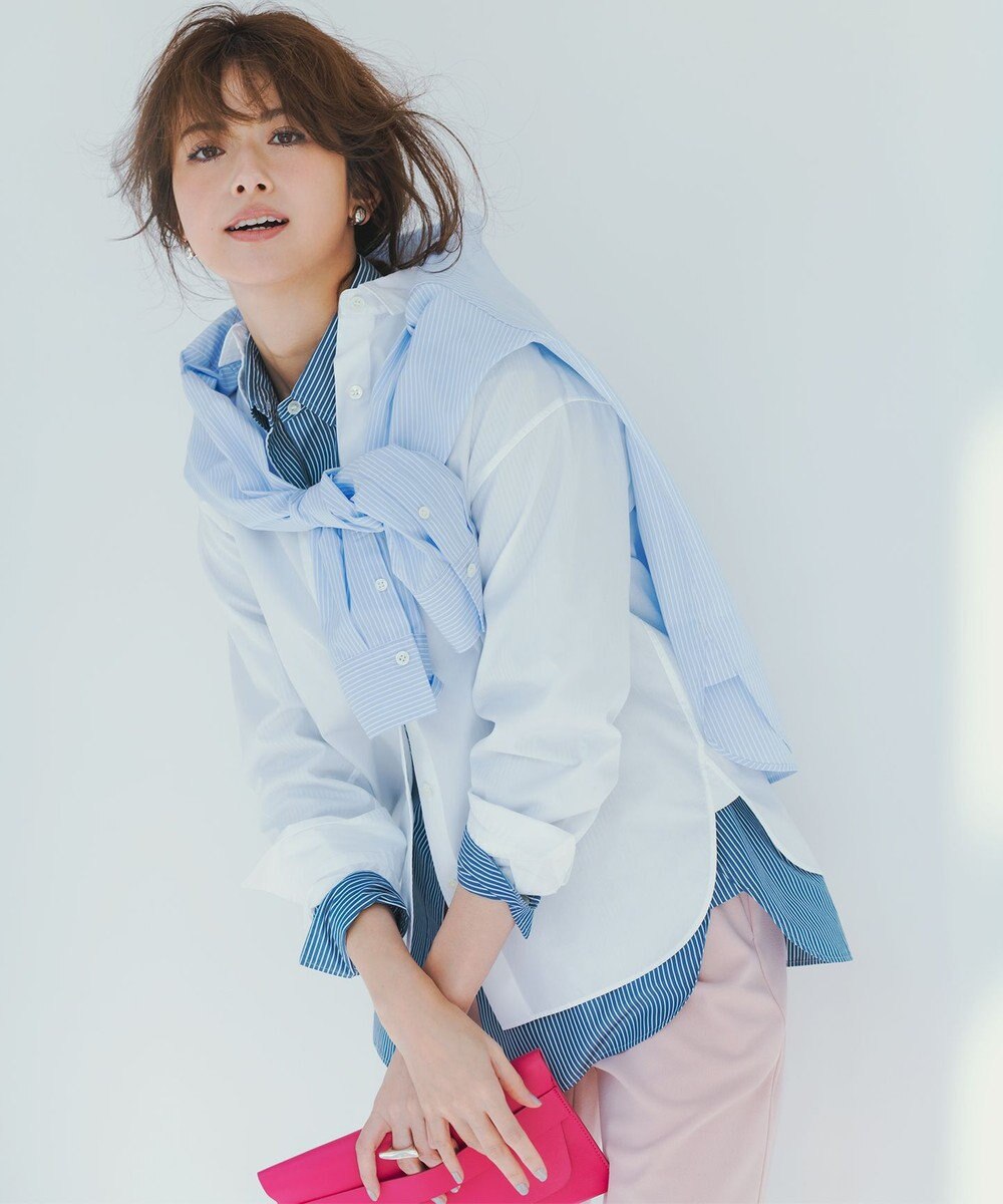 23区 S 【Oggi4月号掲載/洗える】CANCLINI ベーシック シャツ 