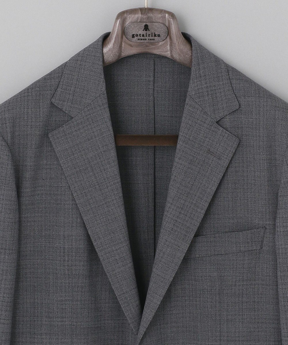 GOTAIRIKU 【AIRY MOVE / セットアップ対応】ウールポリエステルドットエアー セットアップジャケット 
