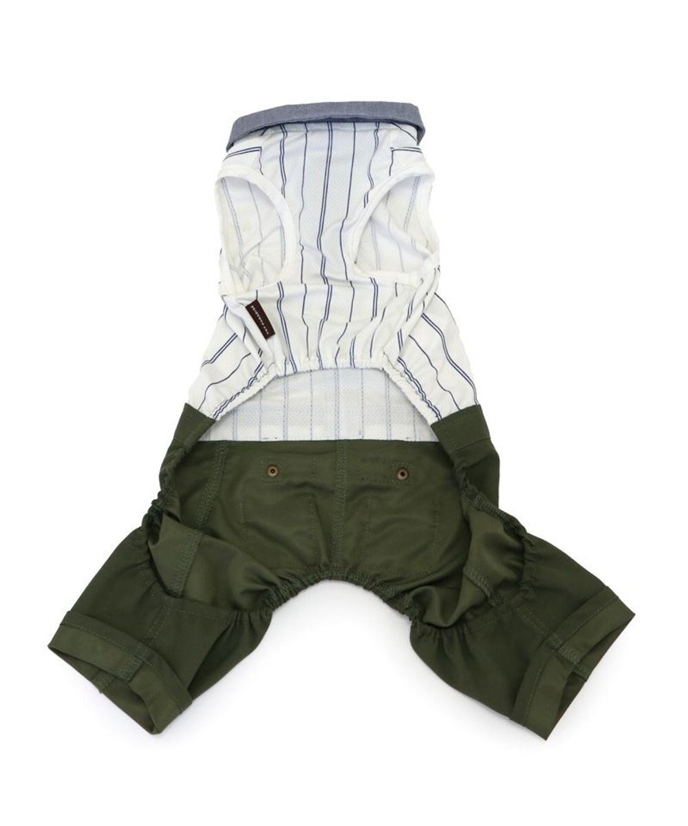 PET PARADISE ペットパラダイス エコメイド 襟付き パンツつなぎ 小型犬 