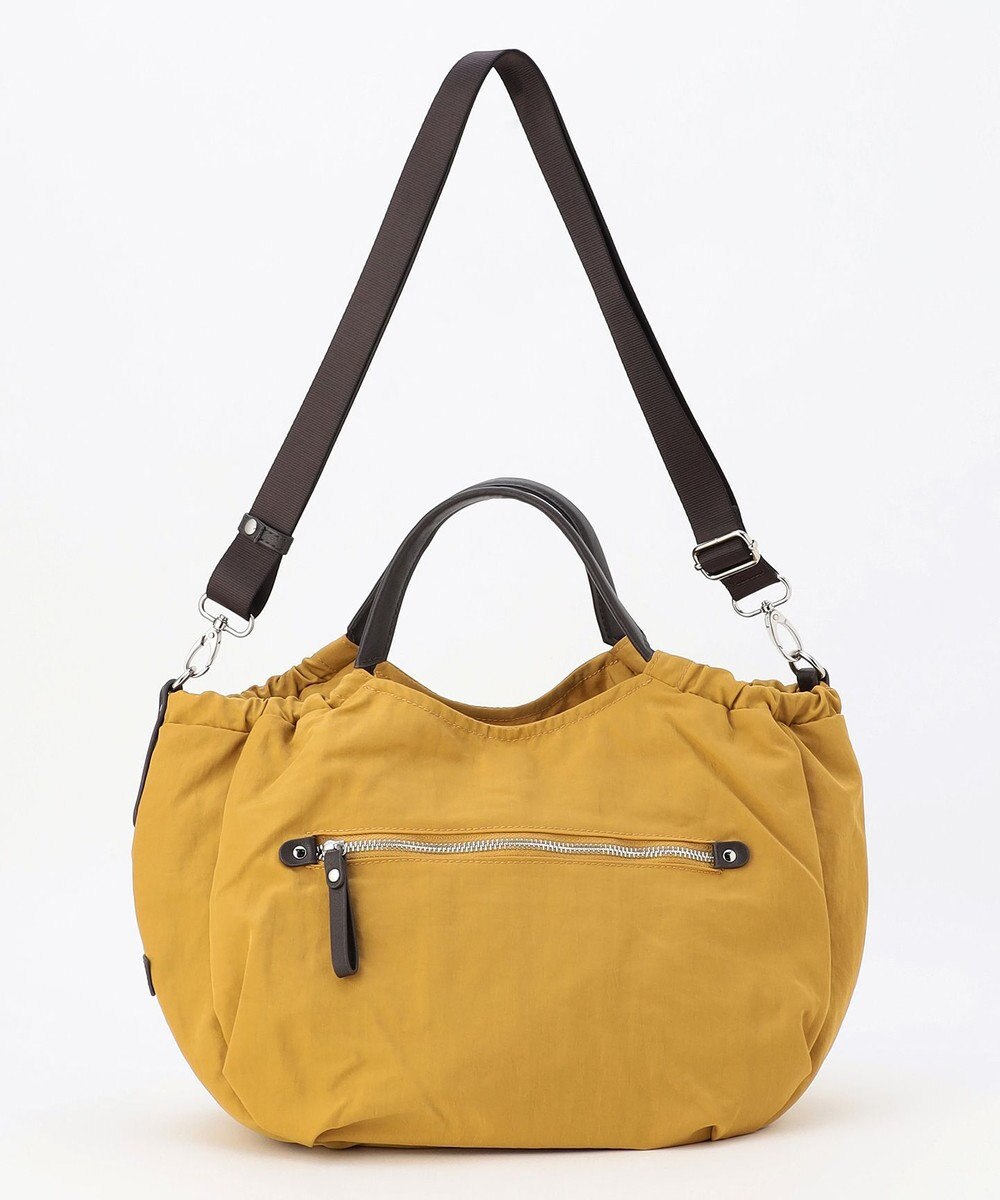 LA BAGAGERIE 【MONICA】サイドギャザー2WAYトートバッグ Mサイズ 