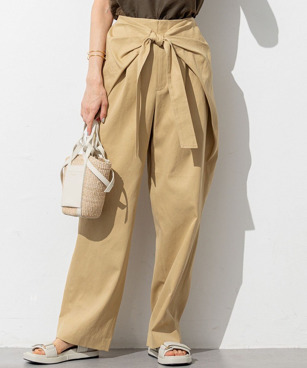 23区 【GOLD LABEL】チノ ラップワイドパンツ 