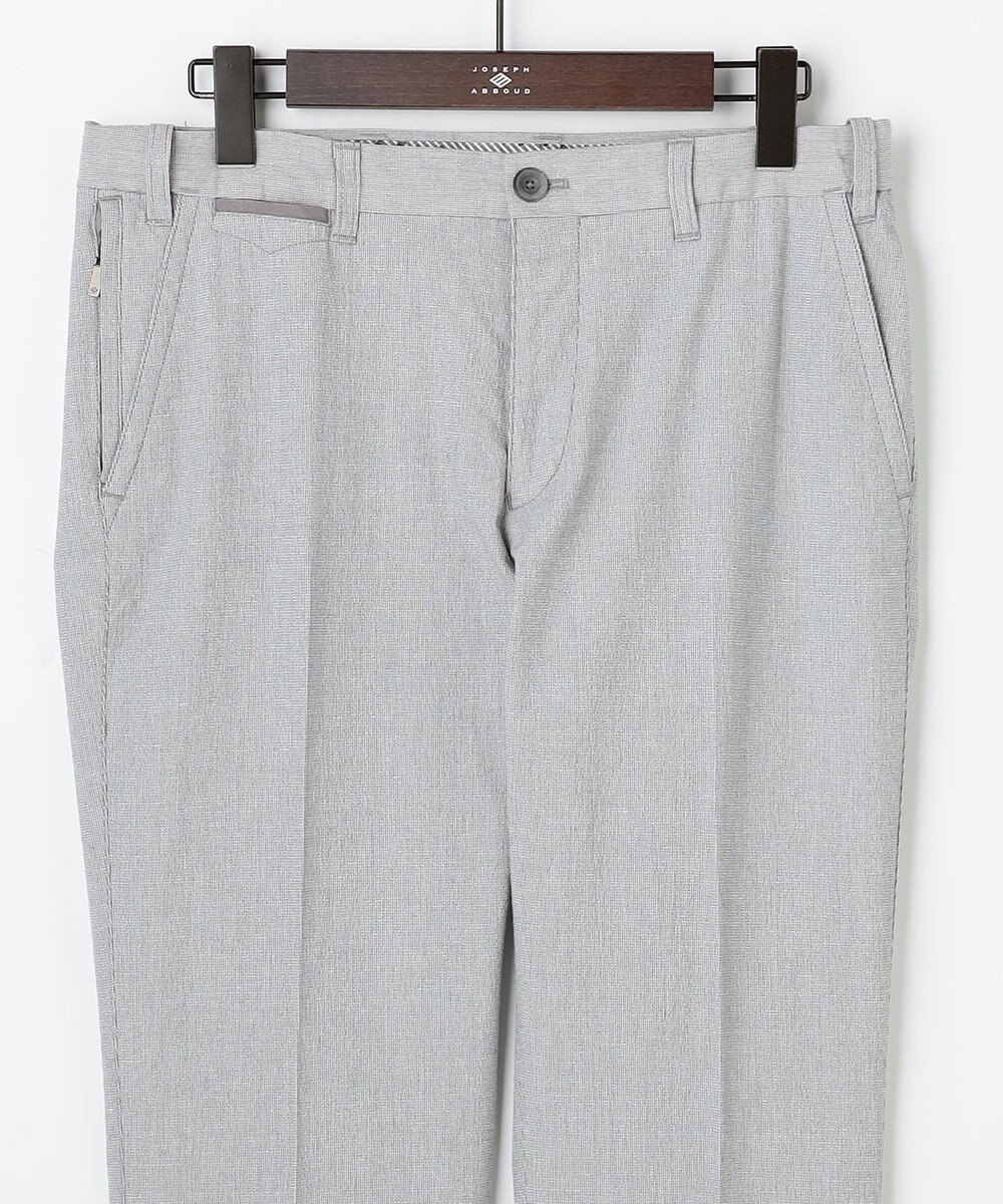 JOSEPH ABBOUD 【キングサイズ・ウエストも伸びる!オーガニックコットン使用】ムリネサマー パンツ 