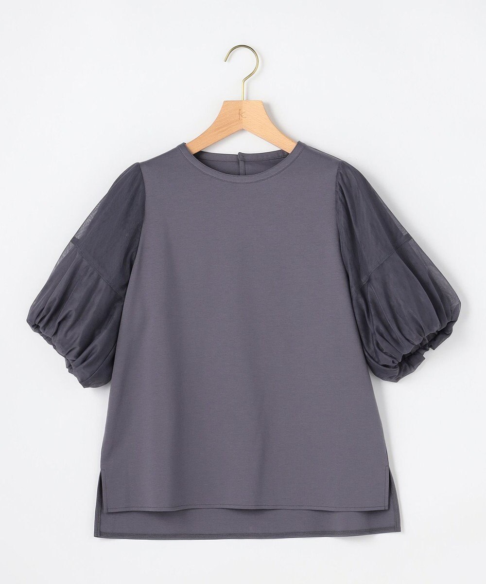 組曲 【先行予約・WEB限定】コットンポンチ チュールコンビ カットソー 