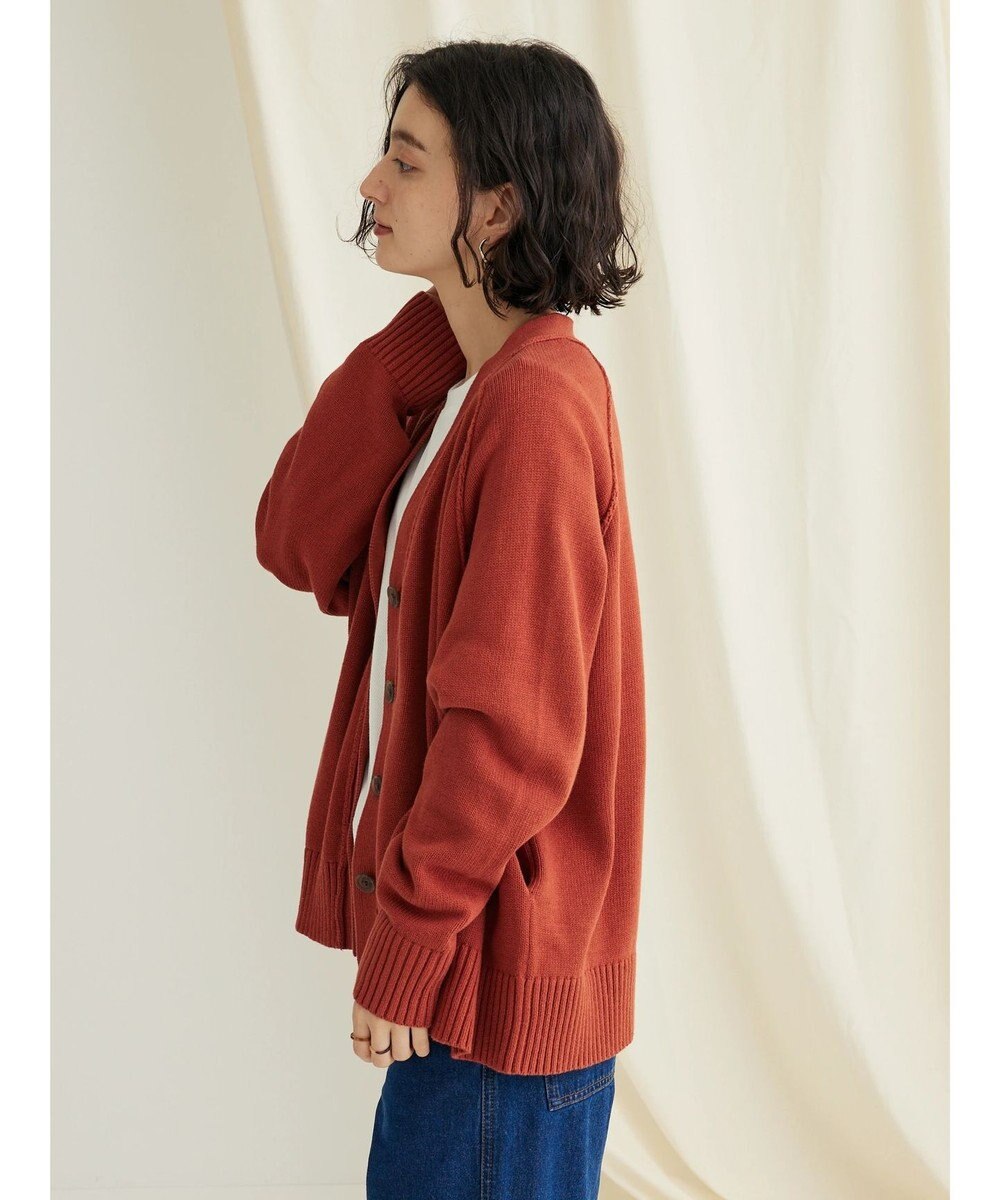 CRAFT STANDARD BOUTIQUE Ｖネックアウトリンキングカーディガン 