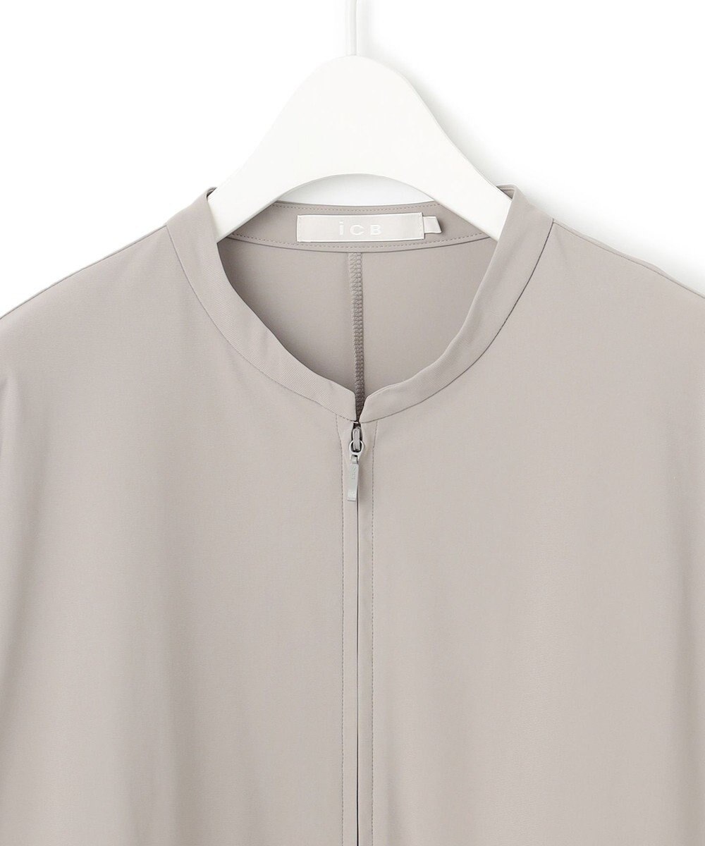 ICB L 【WEB限定・接触冷感・UVカット・速乾】 マットスキューバ ブルゾン 
