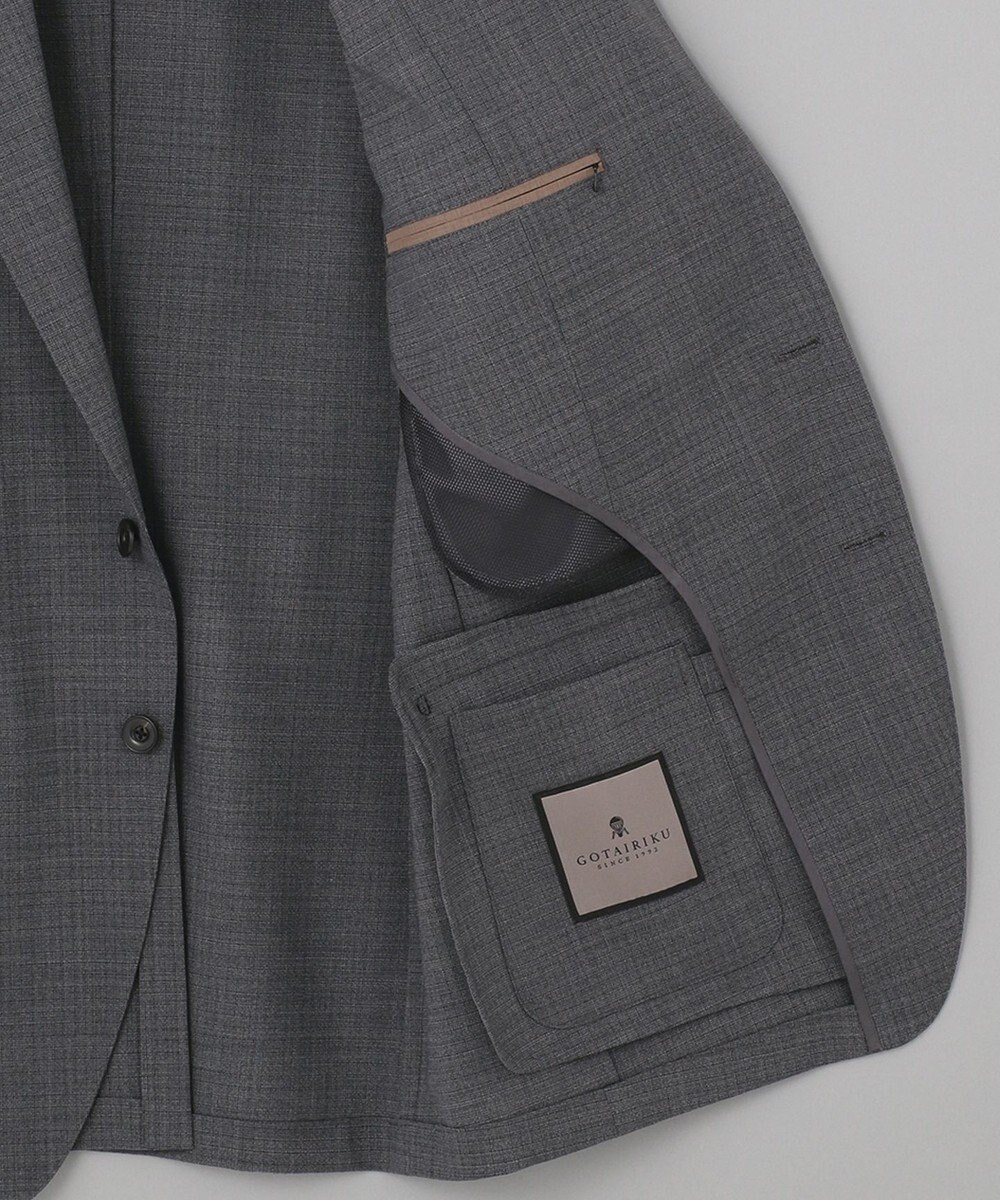 GOTAIRIKU 【AIRY MOVE / セットアップ対応】ウールポリエステルドットエアー セットアップジャケット 