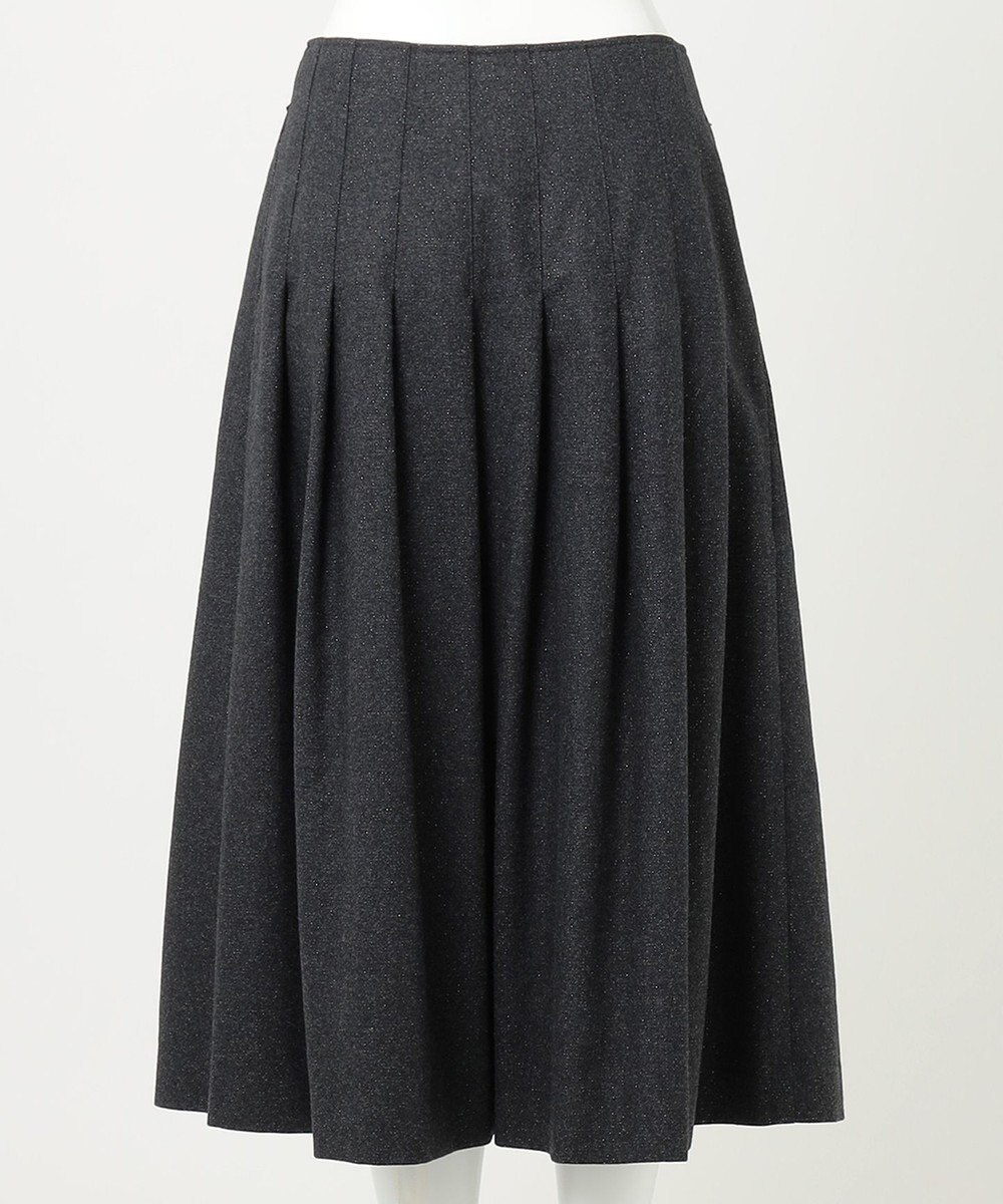 23区 【R(アール)】ウールラメ タックラップスカート 