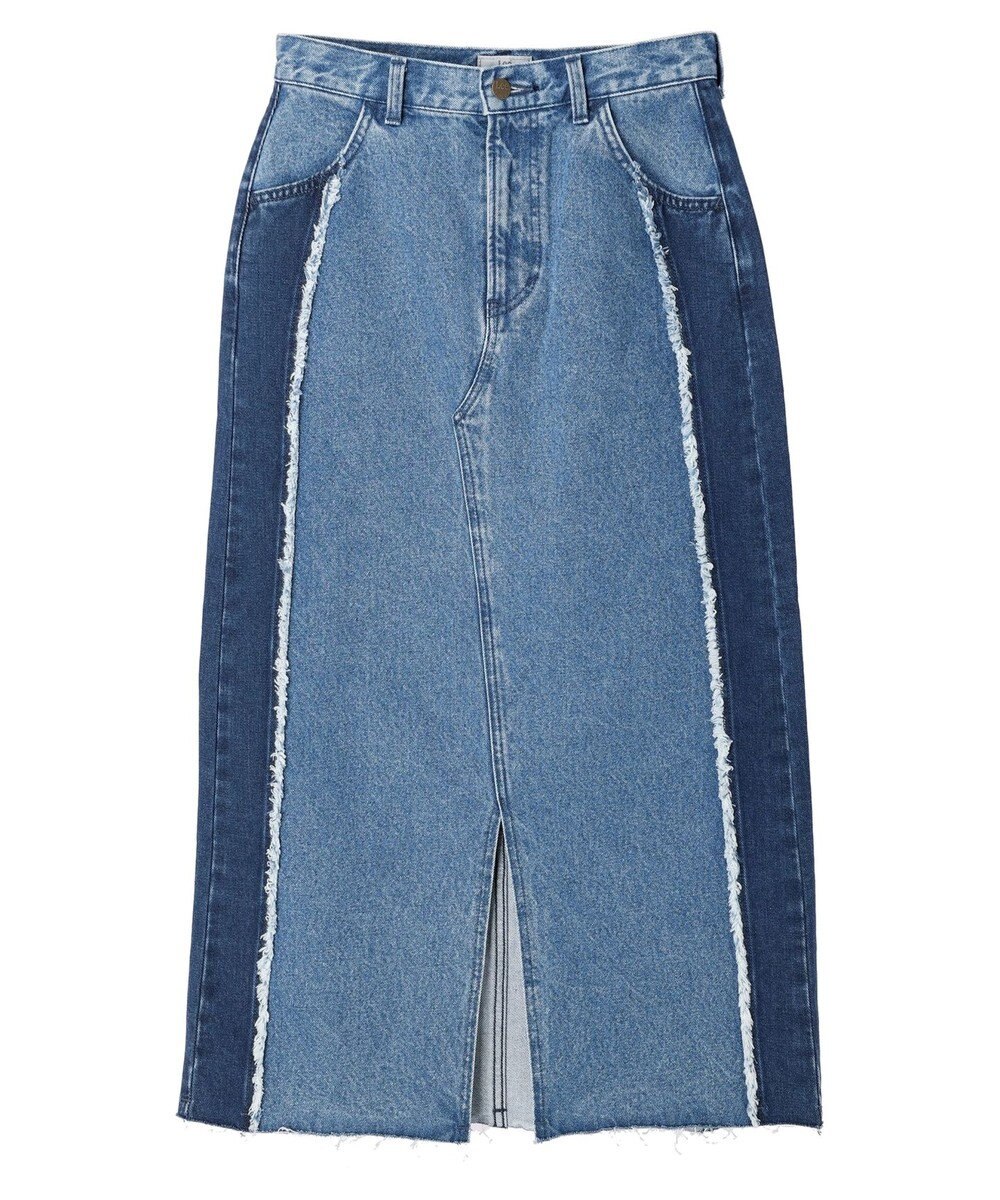 earth music&ecology Ｌｅｅ×ｅ．ｍ．ａ．ｅ　切替デニムスカート 