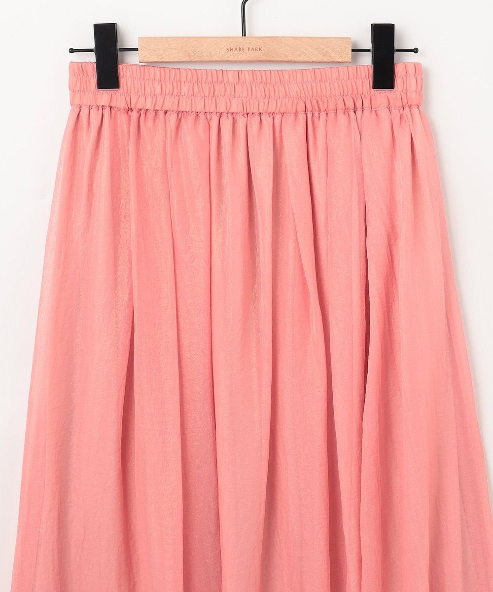 SHARE PARK LADIES 箔プリントフレアスカート 