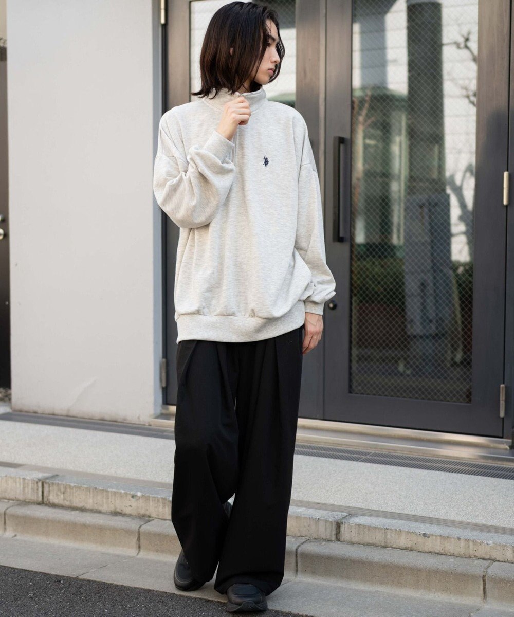 WEGO 【WEB限定/25年秋冬新作/ユニセックス着用ITEM】別注USPOLOハーフZIPPO 