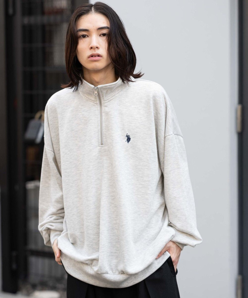 WEGO 【WEB限定/25年秋冬新作/ユニセックス着用ITEM】別注USPOLOハーフZIPPO 