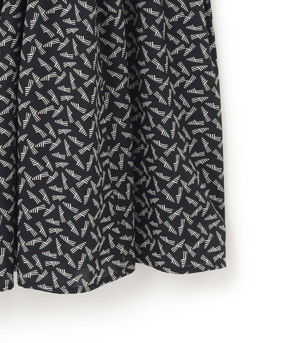 23区 L 【洗える】エスパドリーユプリント ティアード スカート 