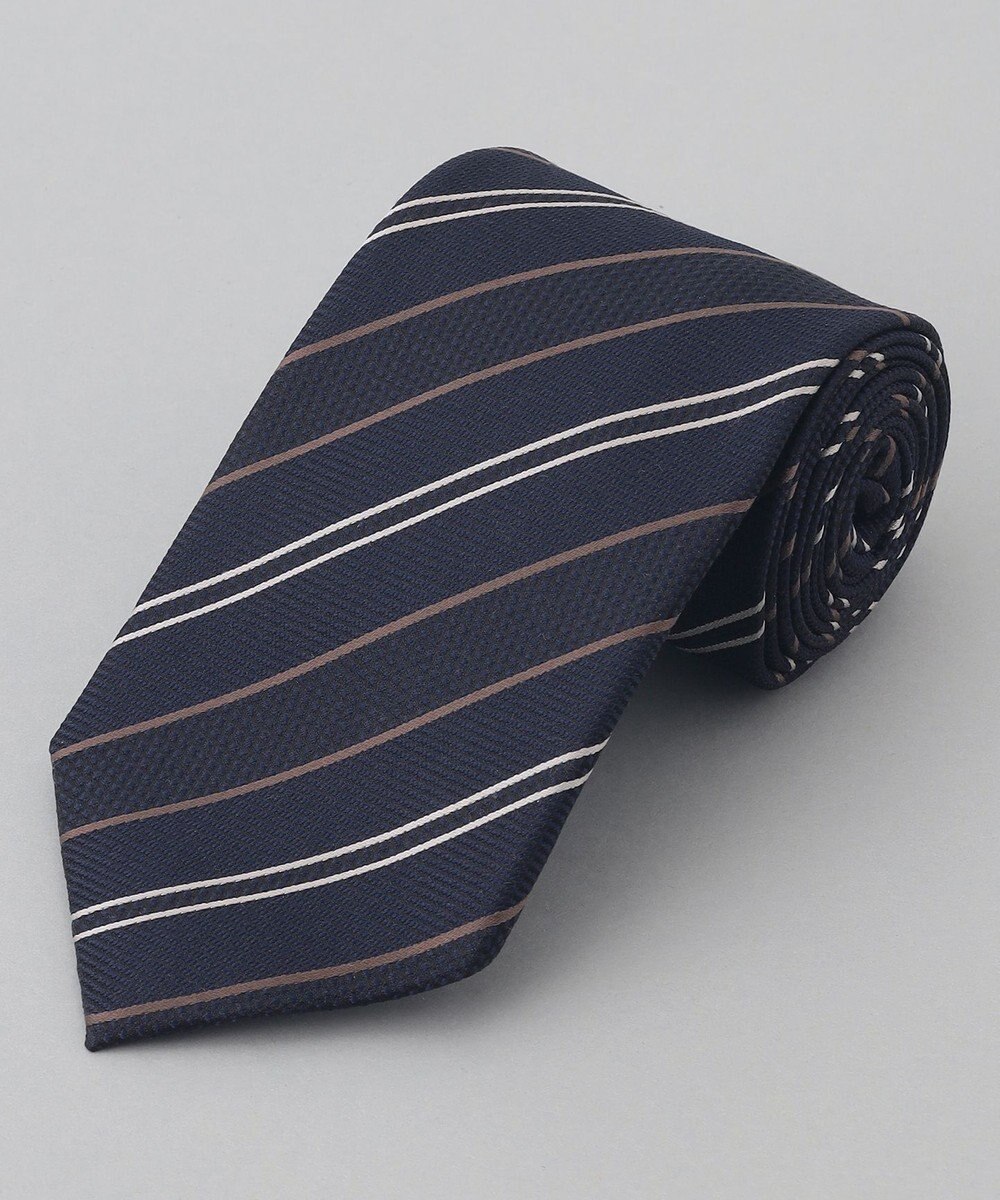 GOTAIRIKU GOTAIRIKU別注【日本製】シルク ネクタイ_ストライプ 