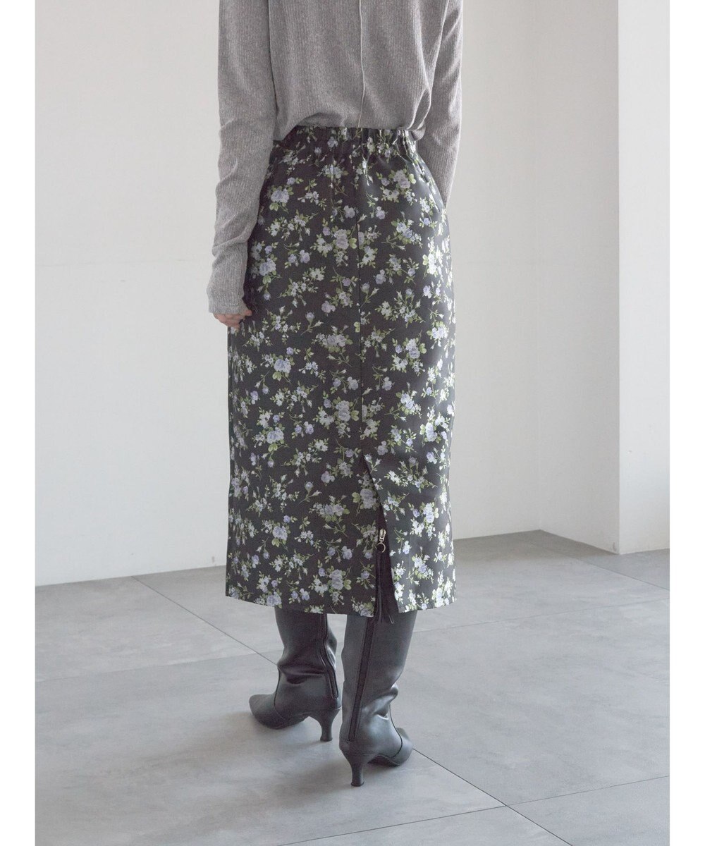 Te chichi ジャガードIラインミドルスカート 