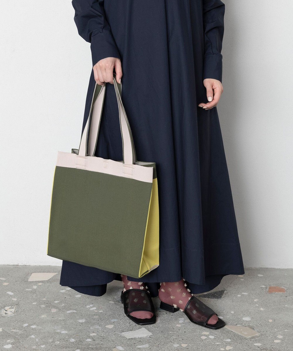 TRICOTE バイカラーペーパーバッグ 