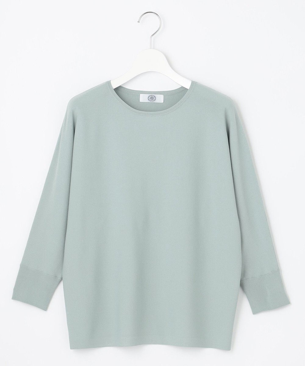 J.PRESS LADIES S 【洗える】 レーヨンエリートストレッチ ドルマンスリーブ ニット 