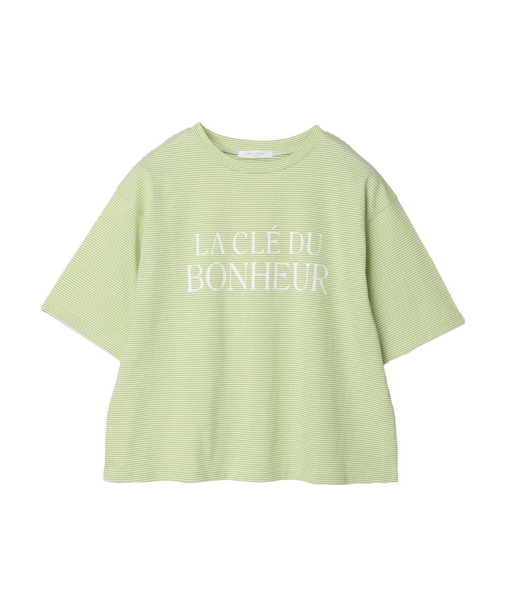 Green Parks 半袖ボーダーロゴＴＥＥ 