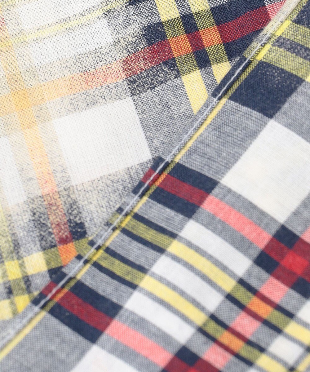 J.PRESS MEN 【J.PRESS ORIGINALS】India Madras Discharge Print Shirt 