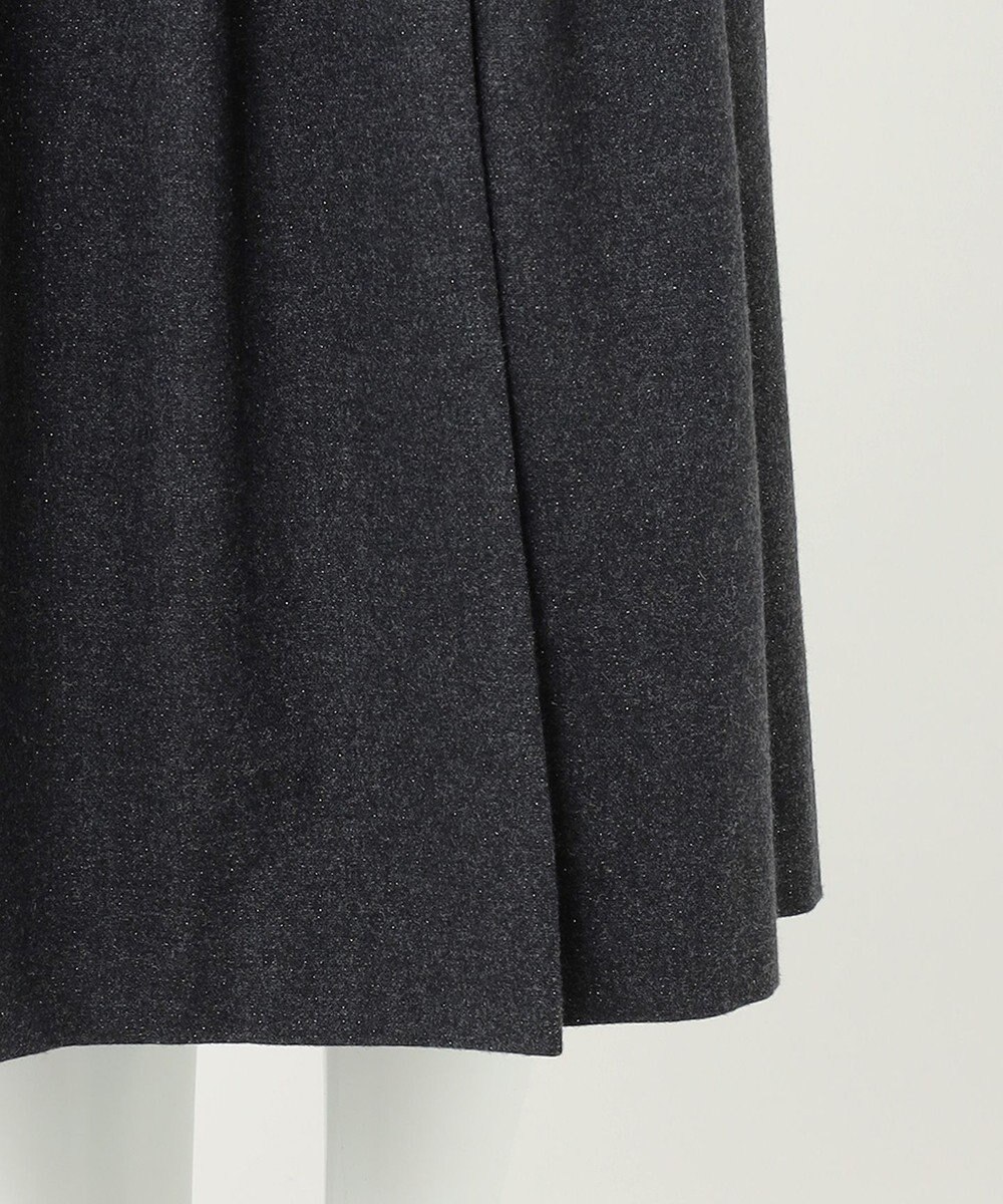 23区 【R(アール)】ウールラメ タックラップスカート 