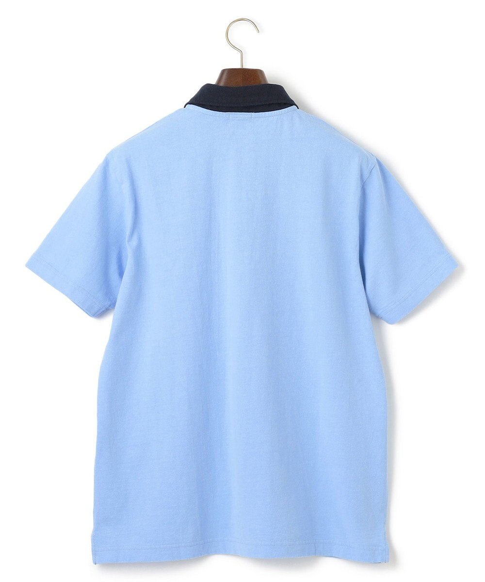 J.PRESS MEN バイカラーラガー ポロシャツ 
