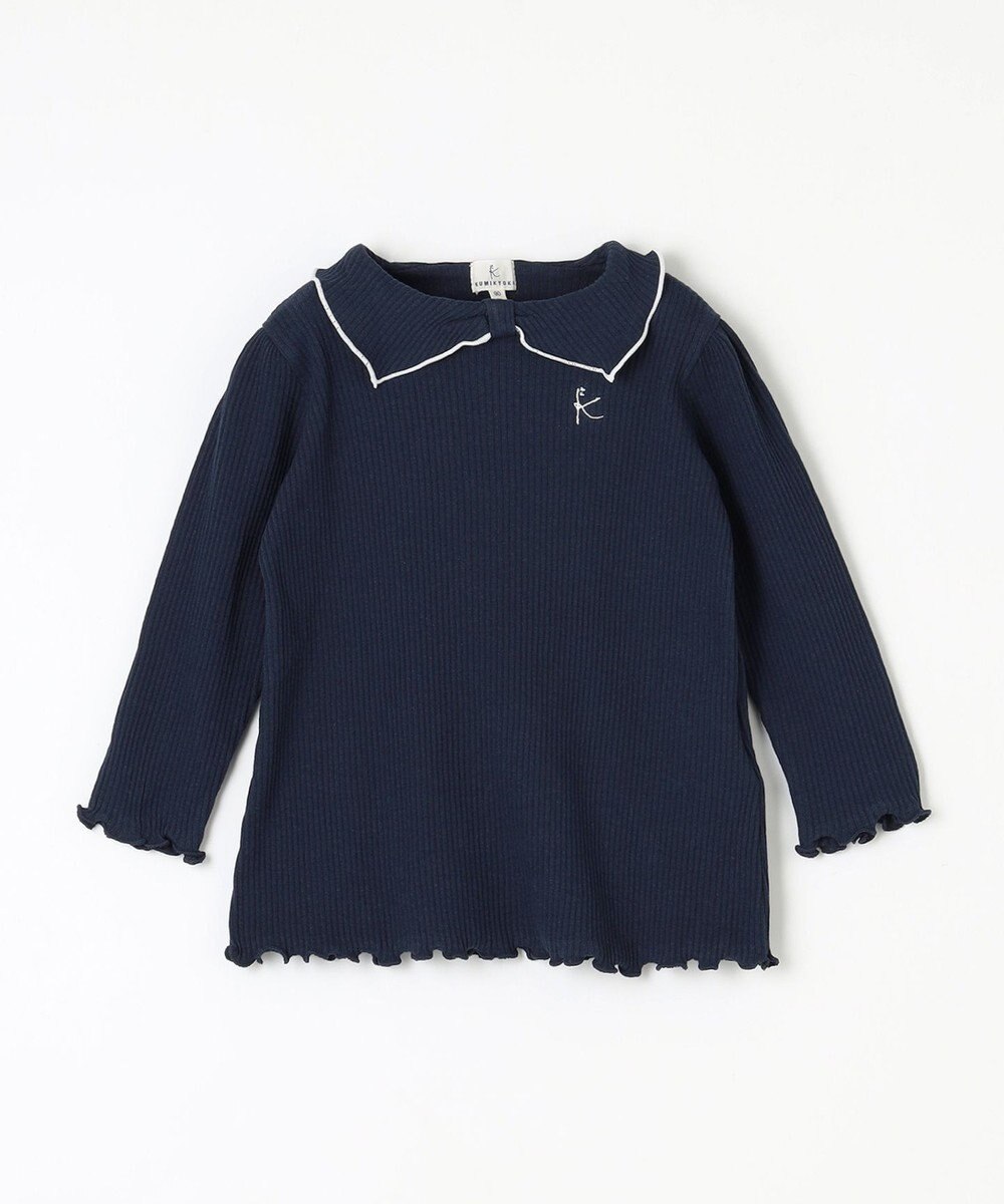 組曲 KIDS 【80-100㎝】リブリボン トップス 